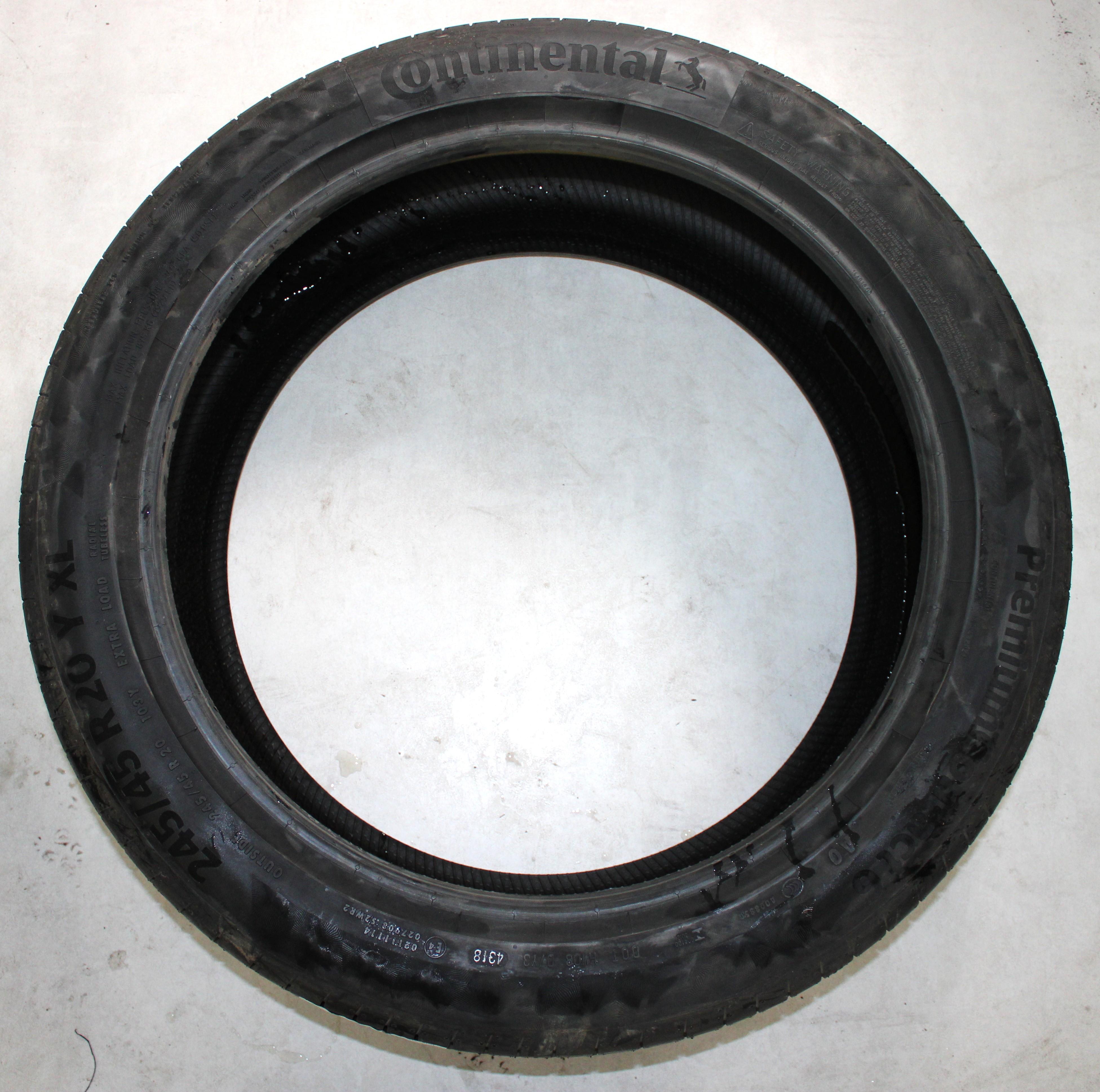 4 x 245/45R20 103Y neumáticos de verano Continental Premium Contact 6 AO 2018 Silent XL