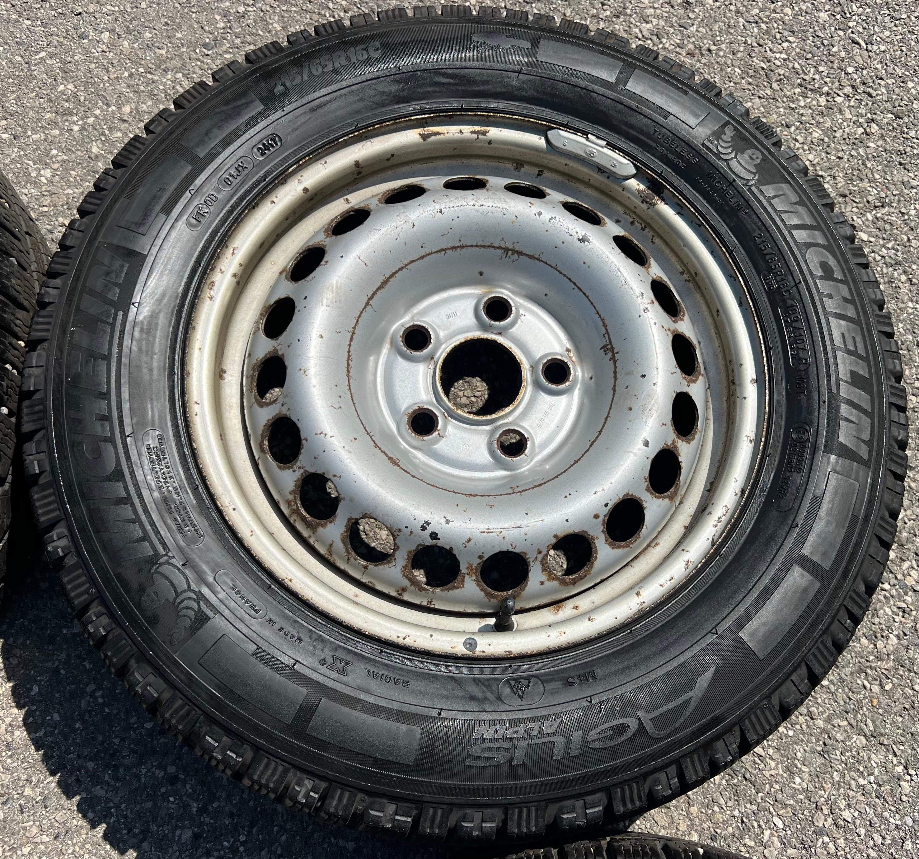 4 ruedas de invierno VW BUS T5 T6 215/65R16C 109/107T MICHELIN 6,5x16 ET51 • ENVÍO GRATUITO