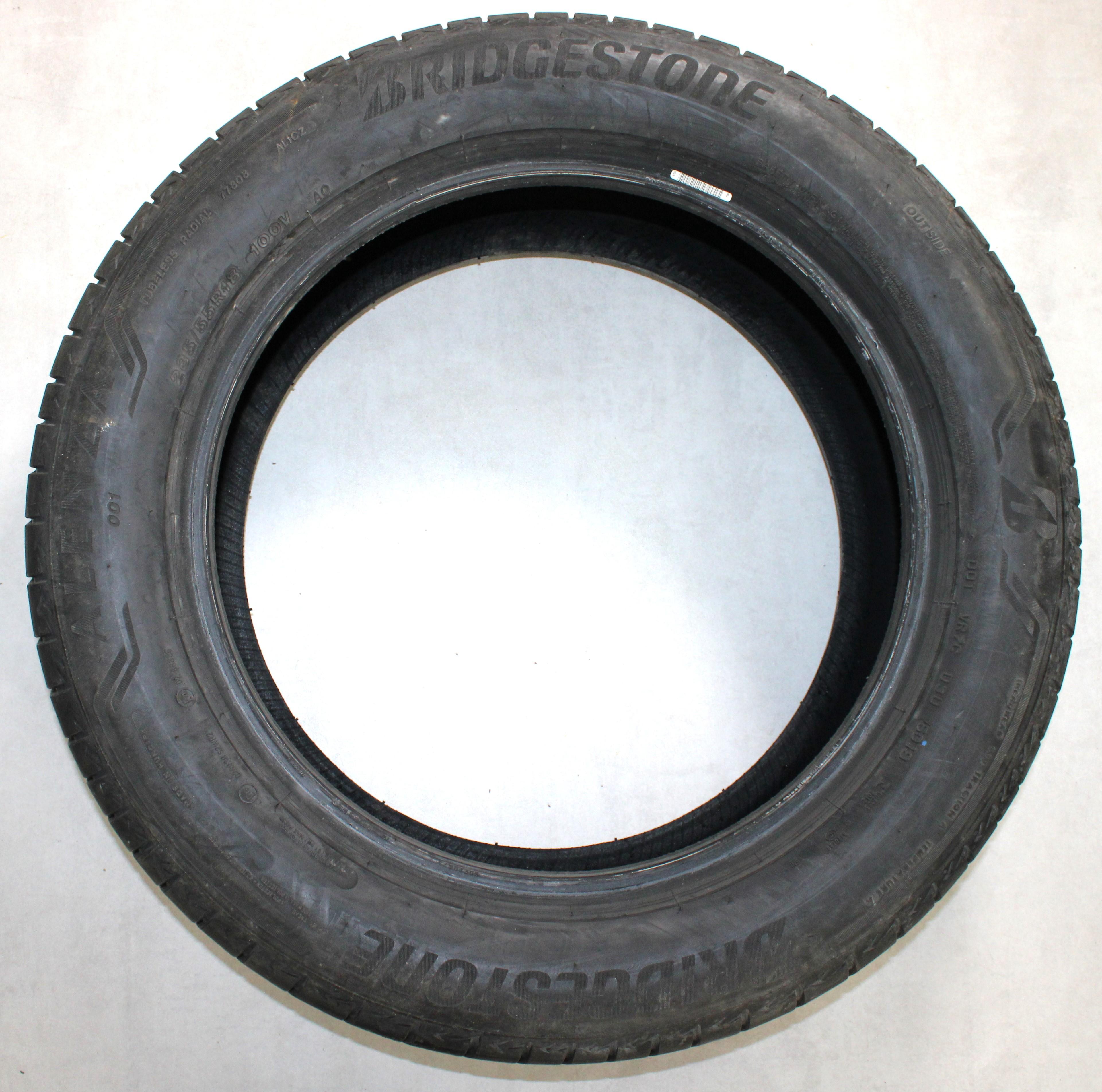 2 x 235/55R18 100V Sommerreifen Bridgestone Alenza 001 6,5-7mm 2019 AO
