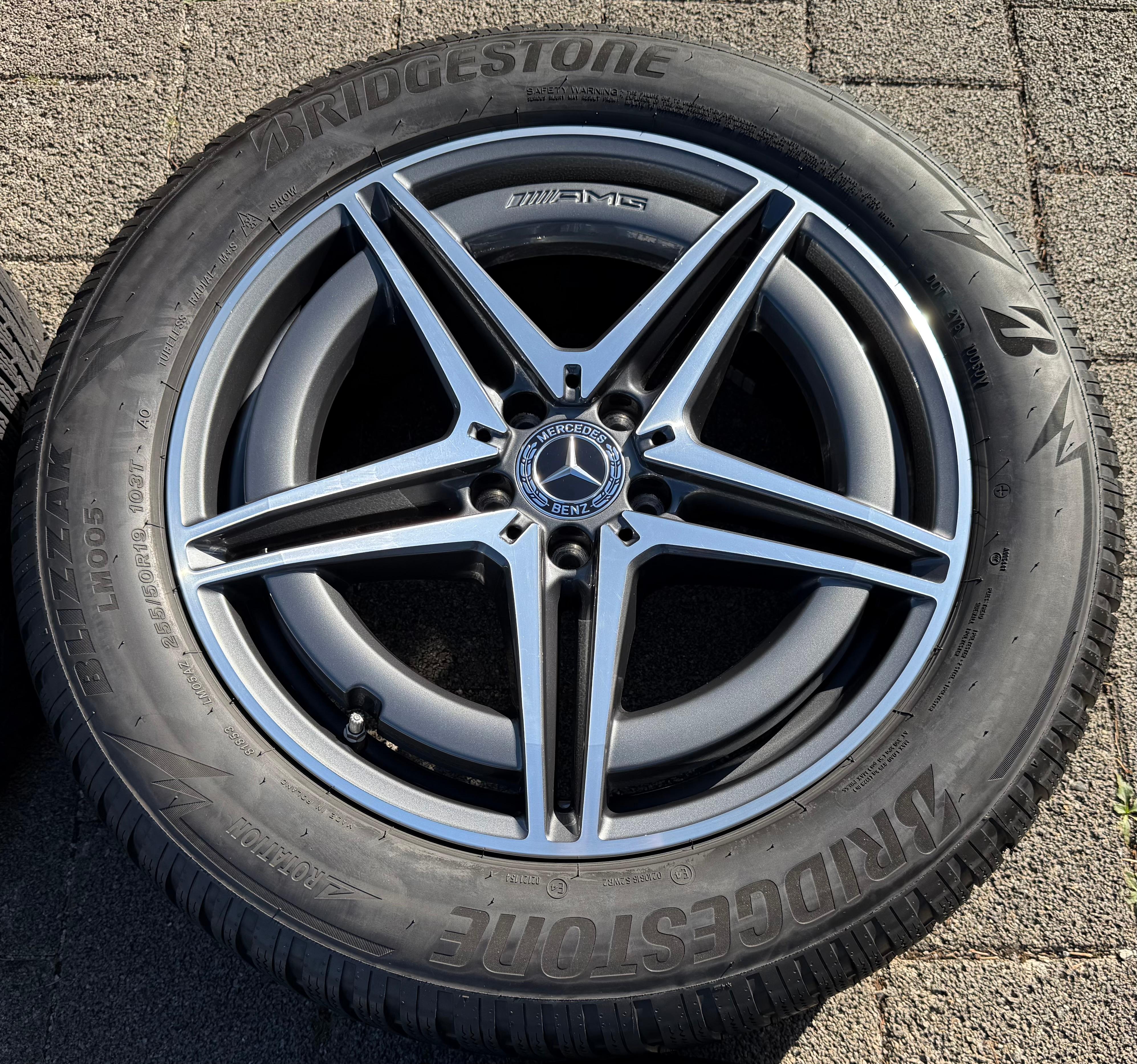 4 ORIGINAL 19" ALU WINTERRÄDER MERCEDES EQC N293 A2934011400 A2934010700 RDKS