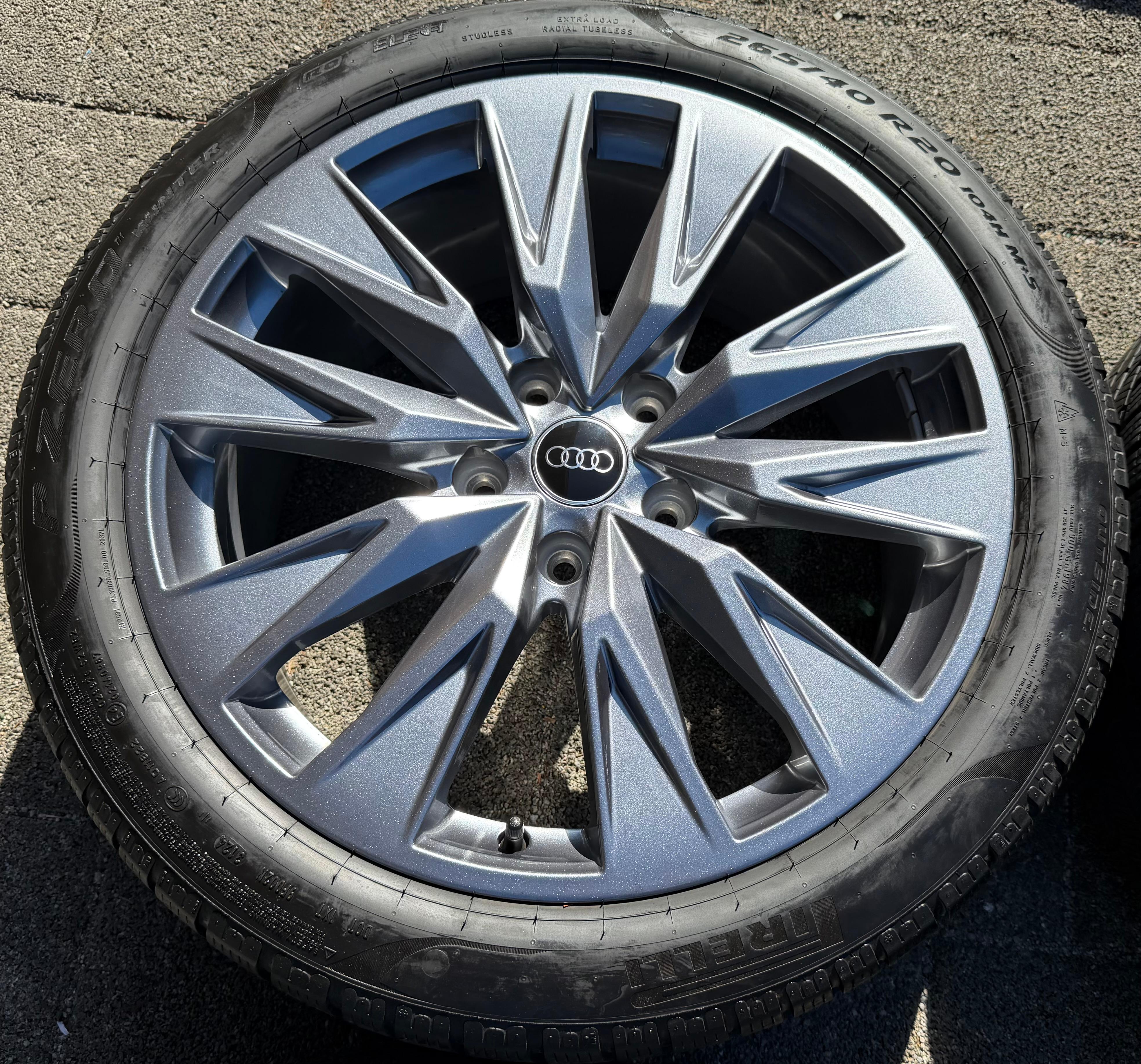 4 ORIGINAL 20" ALU WINTERRÄDER AUDI A6 S6 E-TRON GH5 GHA 85E601025B 85E601025C 2024