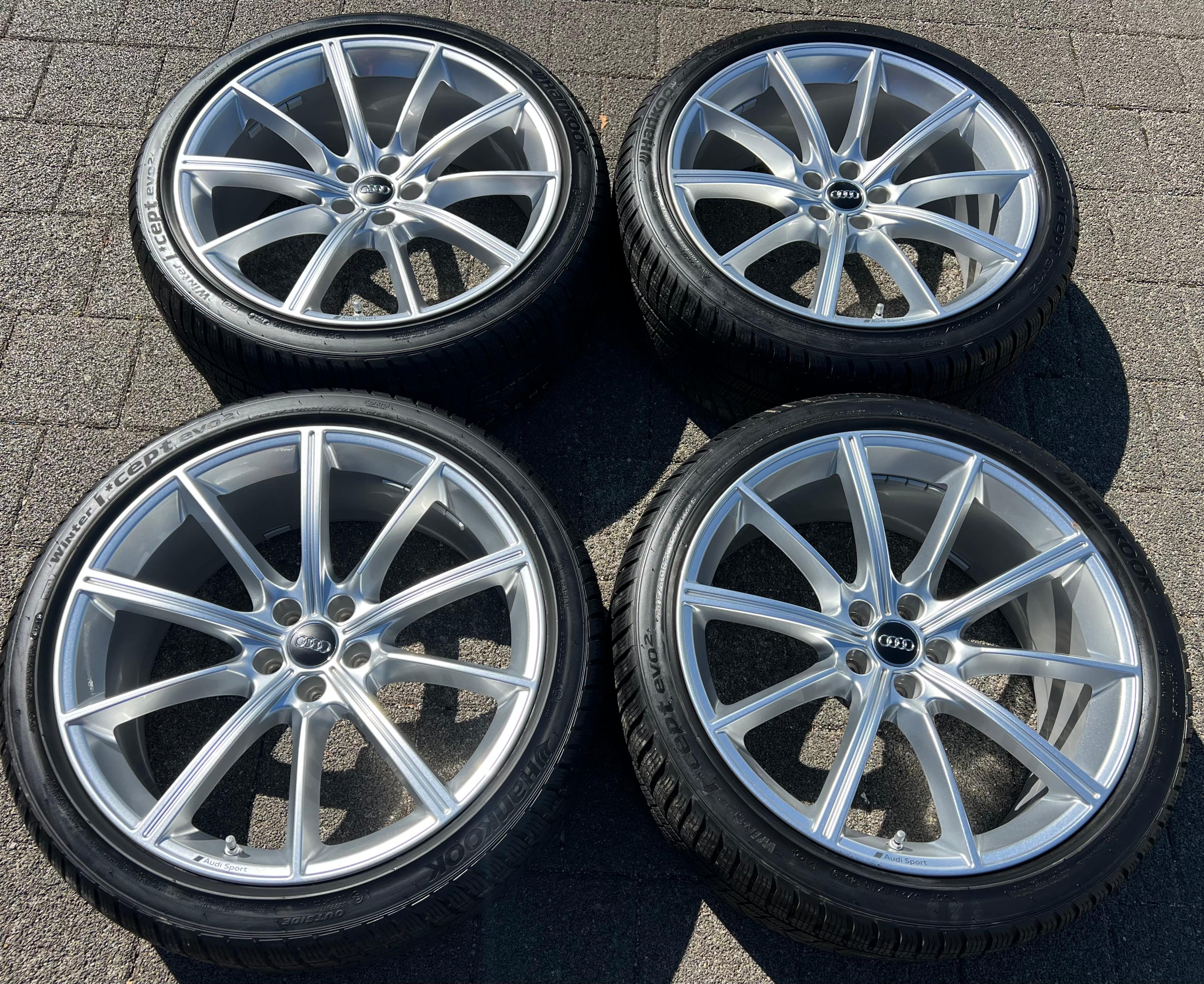 4 ORIGINAL 21" ALU WINTERRÄDER AUDI RS6 AVANT 4K C8 RS7 F2 4K 4K0601025AA FREIHAUS