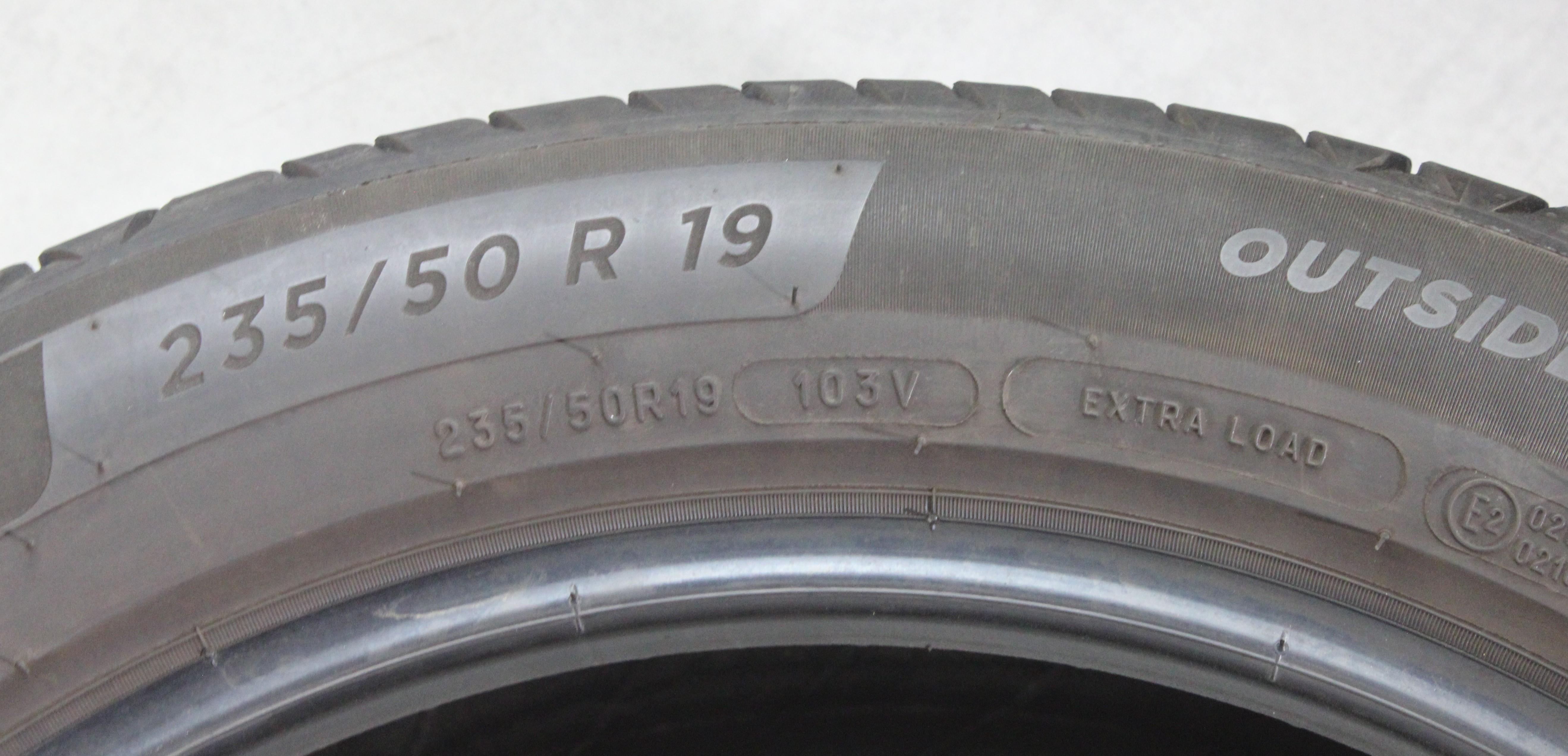 4 x 235/50R19 103V Sommerreifen Michelin Primacy 4 S1 5-5,5mm 2021 XL