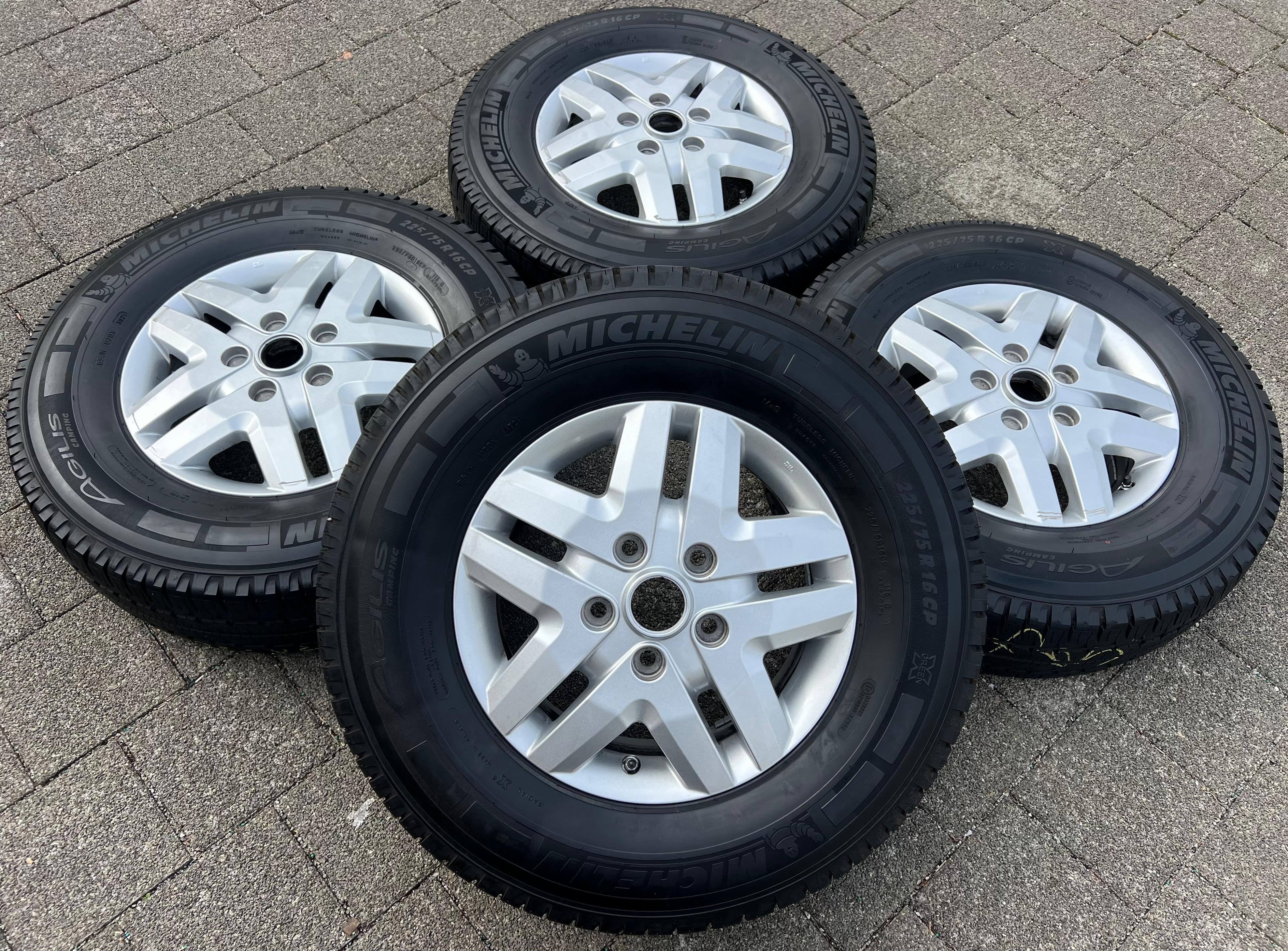 4 ORIGINAL ALU SOMMERRÄDER PEUGEOT BOXER FIAT DUCATO CITROEN JUMPER 5x130 1374085080