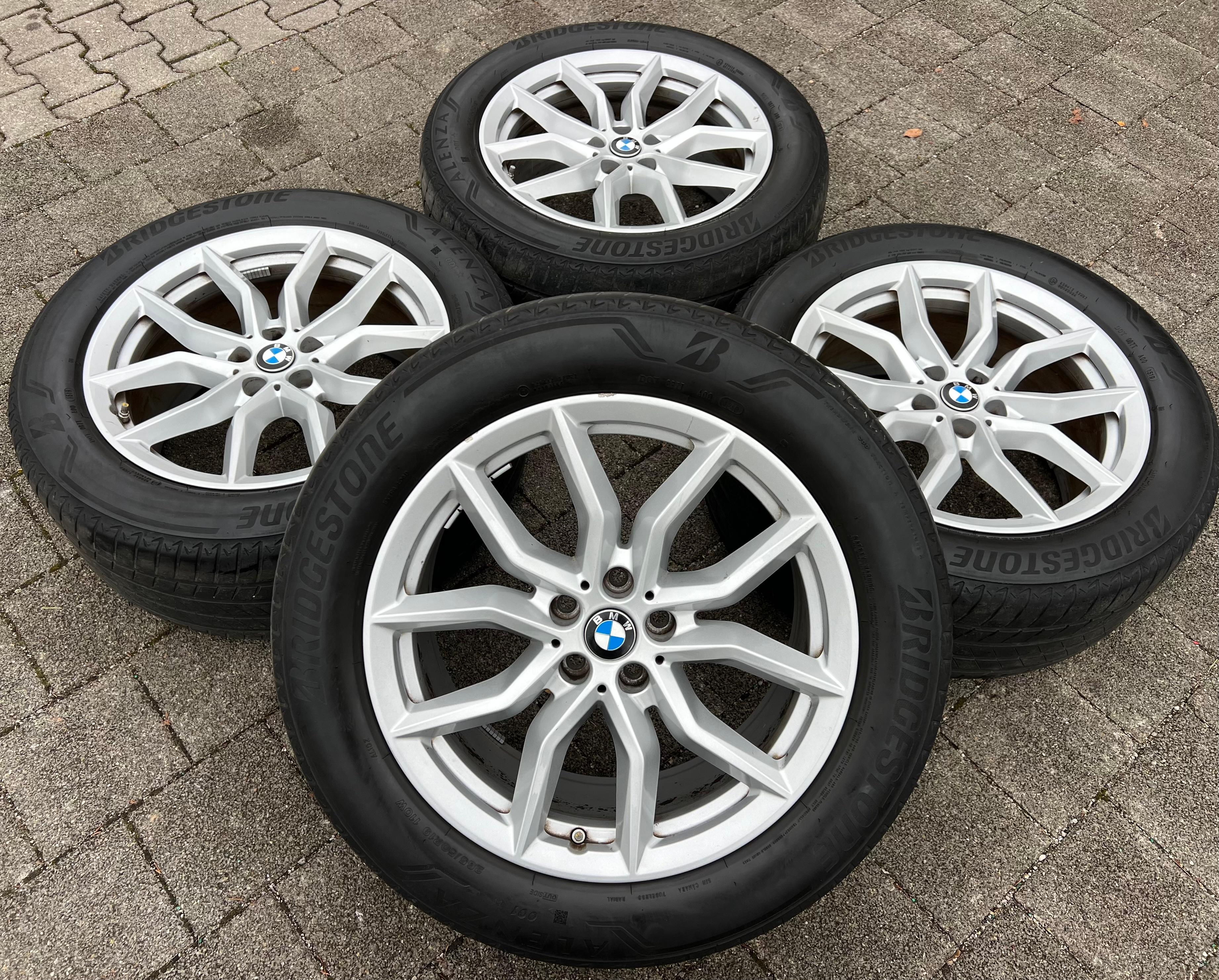4 CERCHI IN LEGA DA 19" ORIGINALI BMW X5 G05 X6 G06 STYLING 734 6880685 9x19 ET38 TPMS