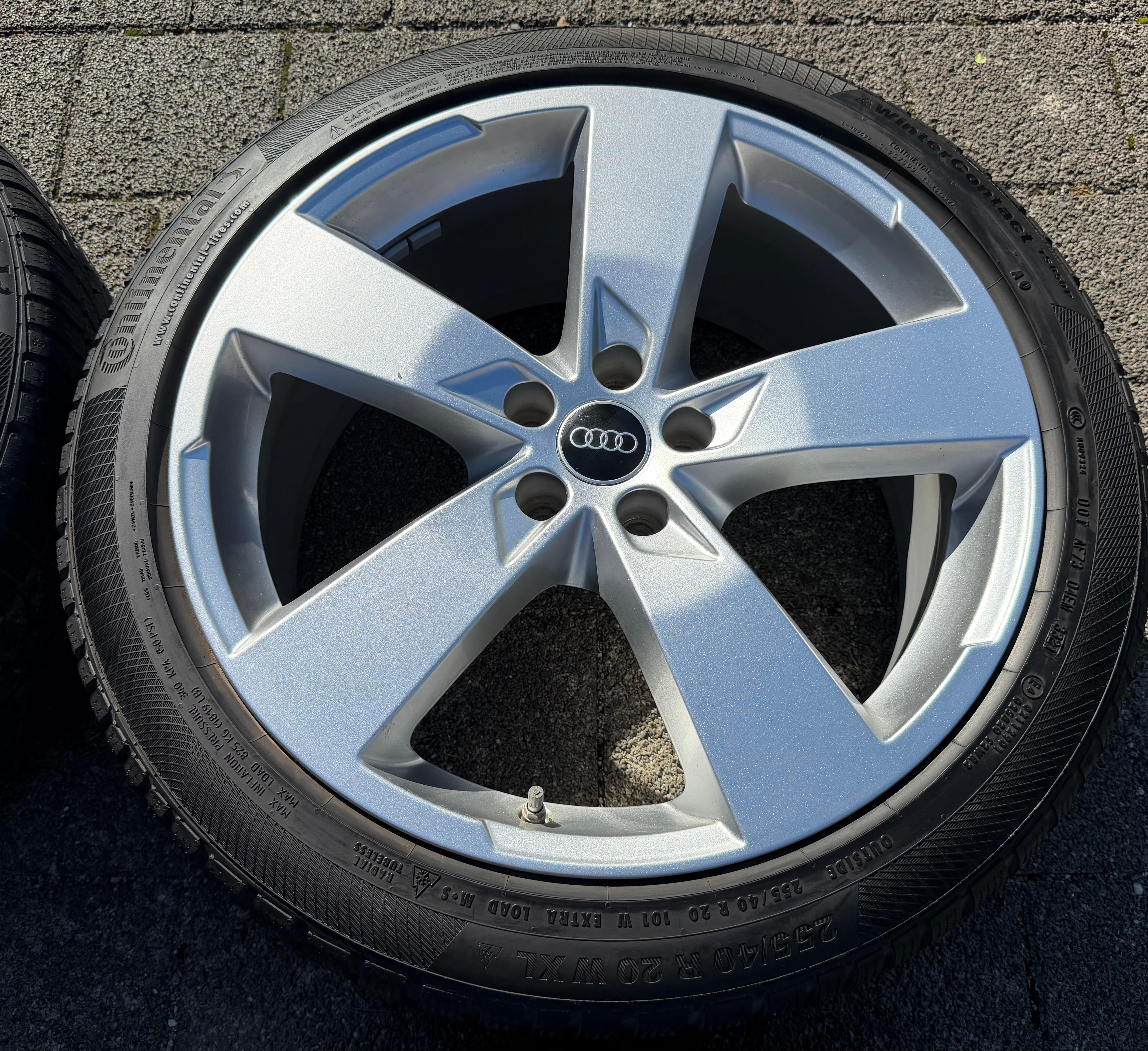 4 Original 20" Alu Winterräder Audi A6 S6 C8 F2 4K0601025K 255/40R20 101W Continental