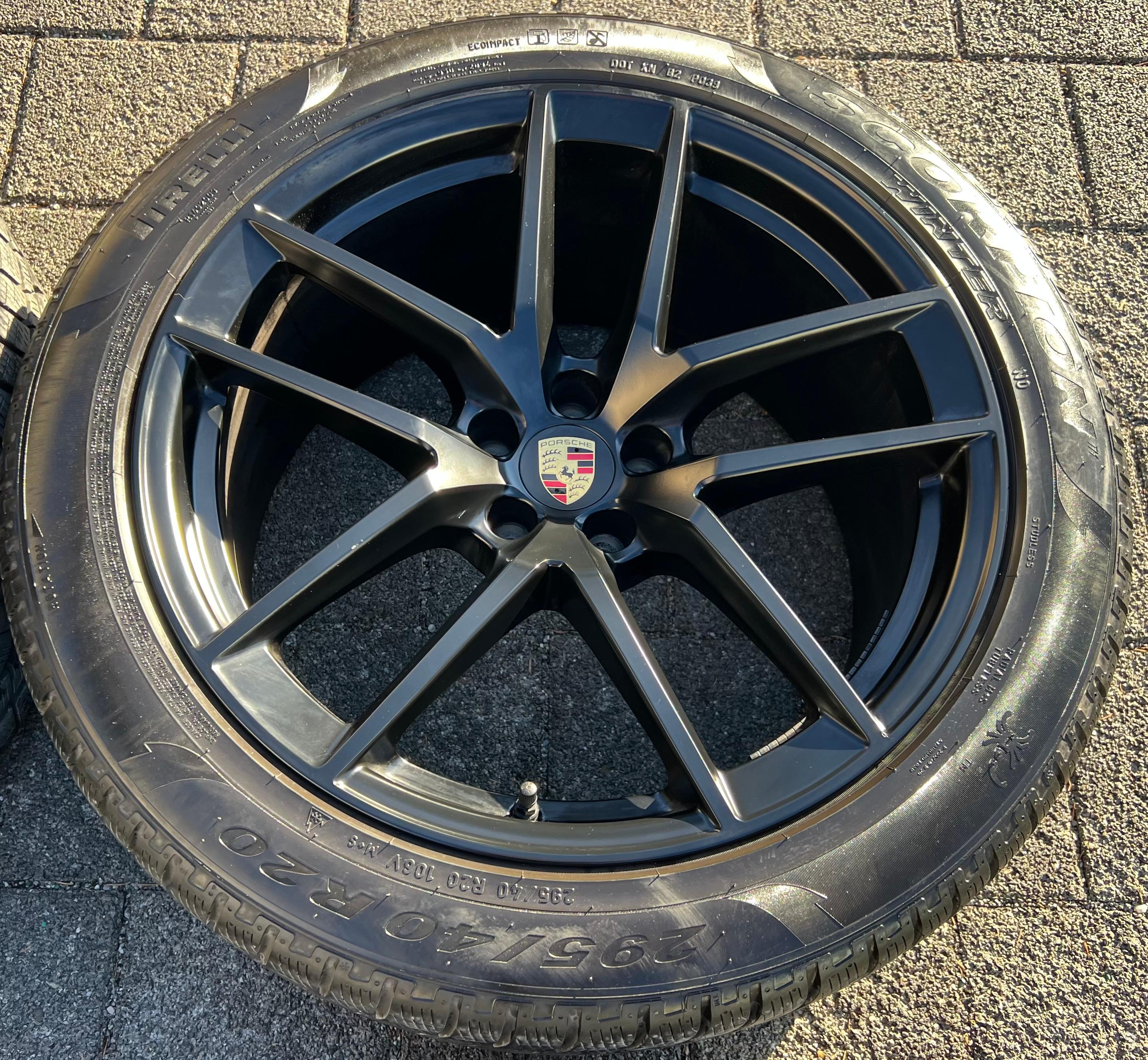 4 ORIGINAL 20" ALU WINTERRÄDER PORSCHE MACAN 265/45R20 104V 295/40R20 106V RDKS