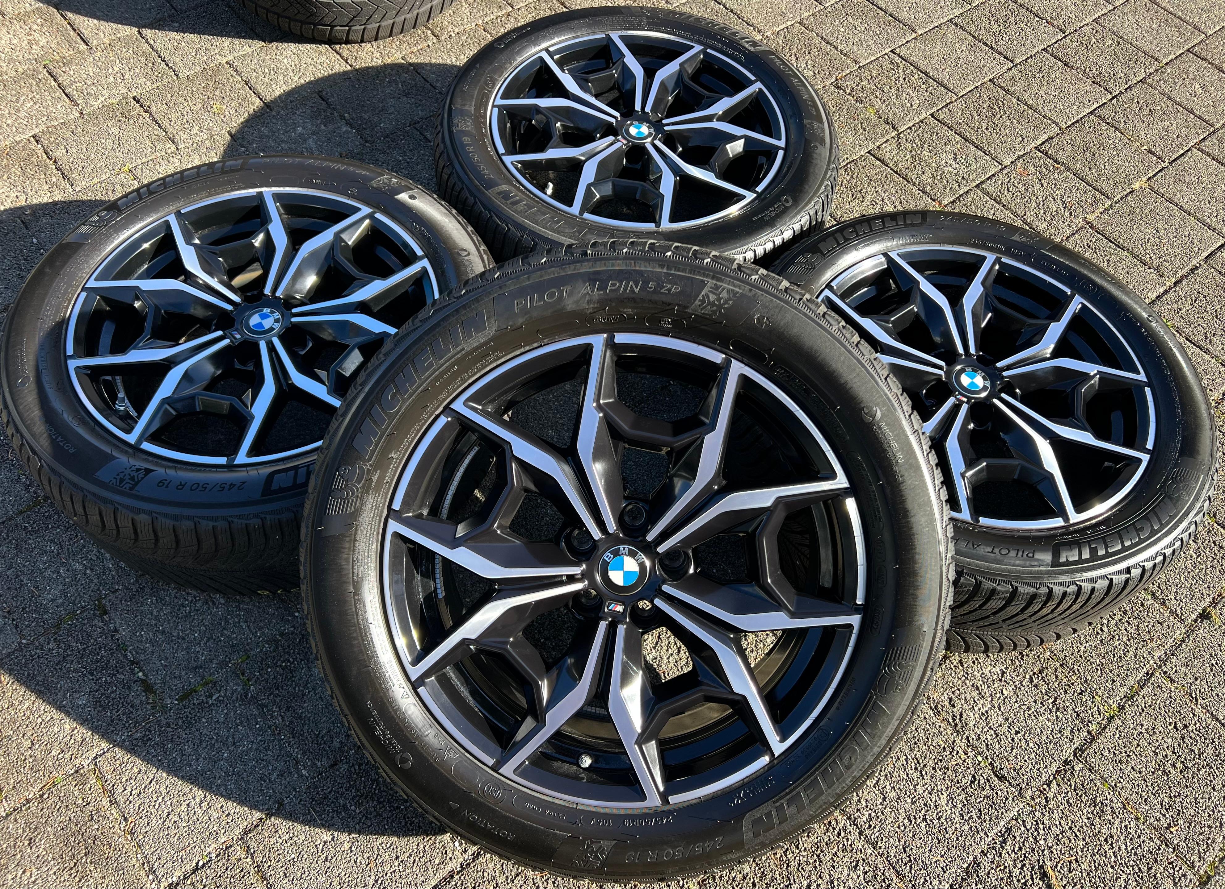 4 ORIGINAL 19" ALU WINTERRÄDER BMW X3 G01 X4 G02 STYLING M887 MICHELIN 2023 RDKS FREIHAUS
