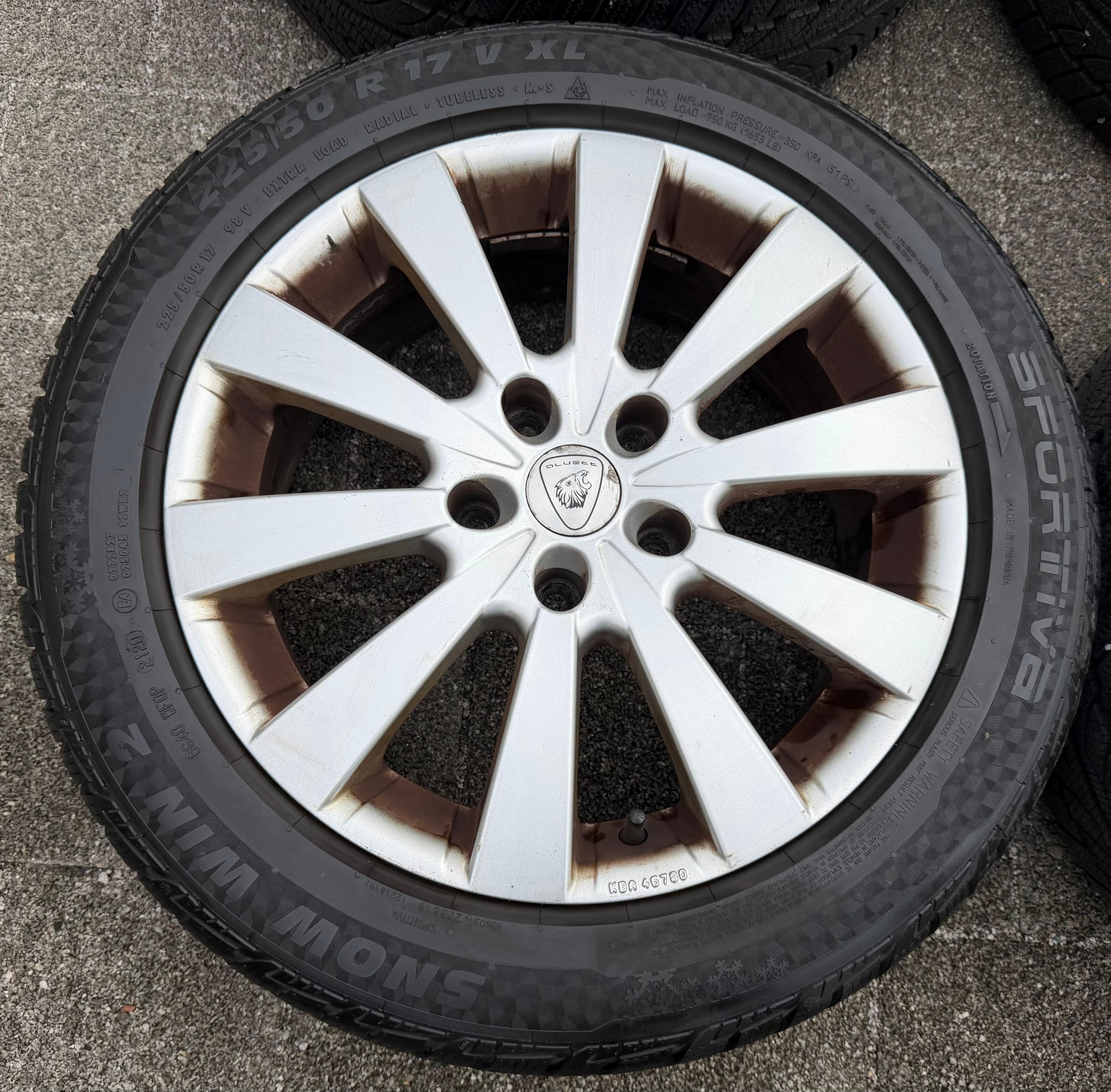 4 Alu 17" Winterräder Opel Insignia A OGA 225/50R17 98V Winterreifen