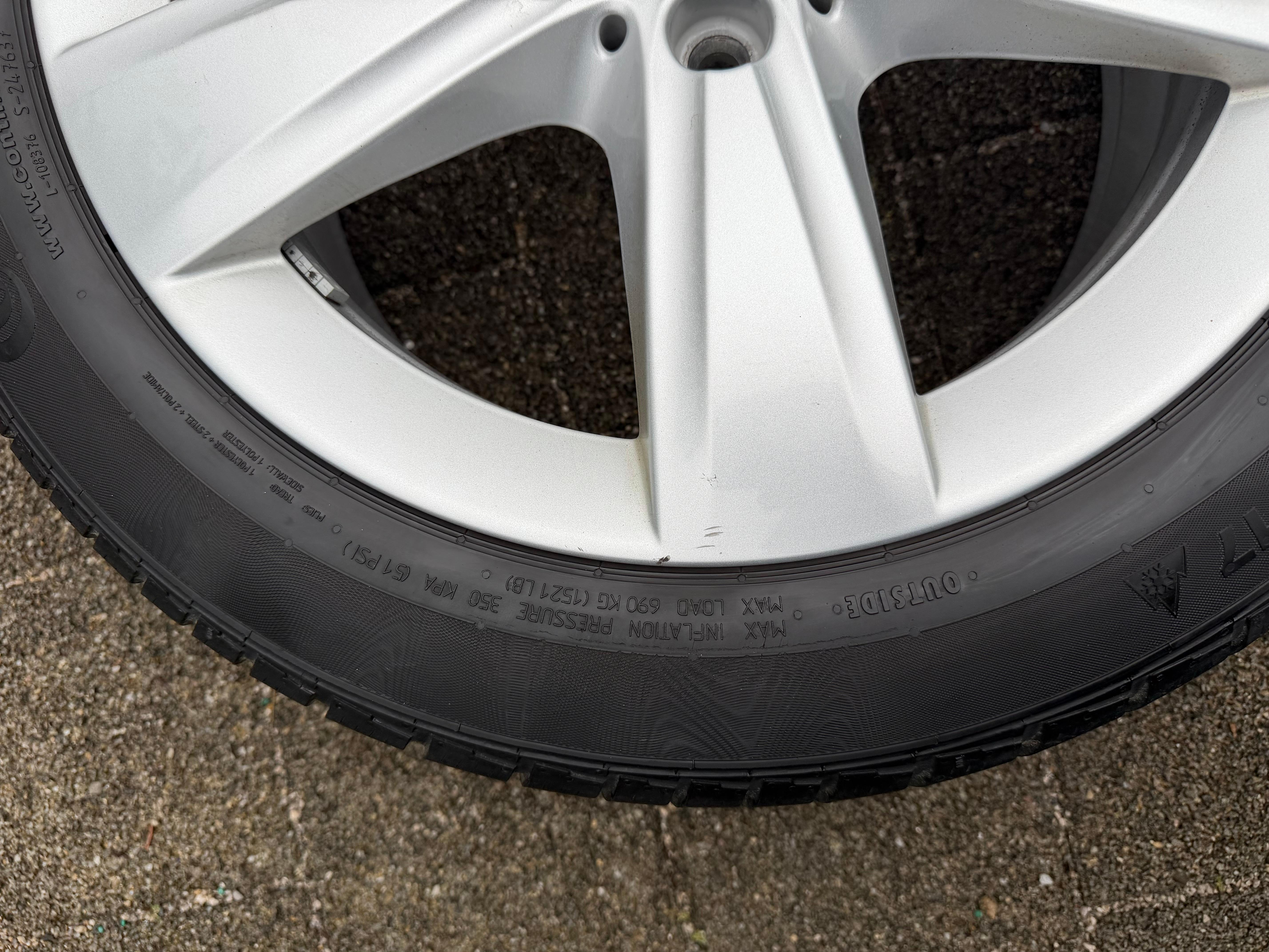4 RUEDAS DE INVIERNO ORIGINALES DE ALEACIÓN DE 17" PARA BMW SERIE 2 ACTIVE TOURER F45 GRAND TOURER F46 6855087 NUEVAS, ENVÍO GRATUITO