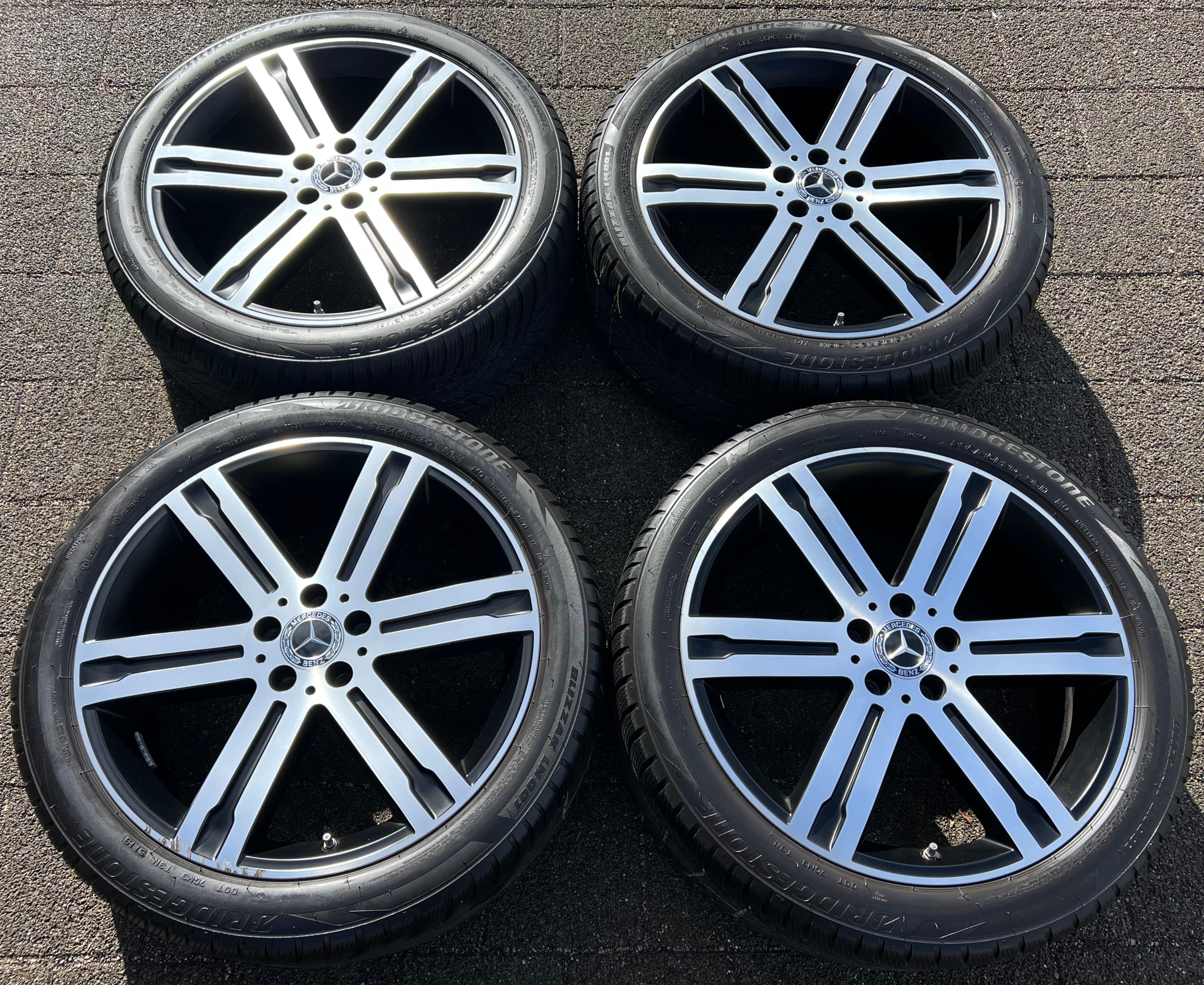 4 ORIGINAL 20" ALU WINTERRÄDER MERCEDES GLA H247 GLB X247 A2474014000 RDKS TOP