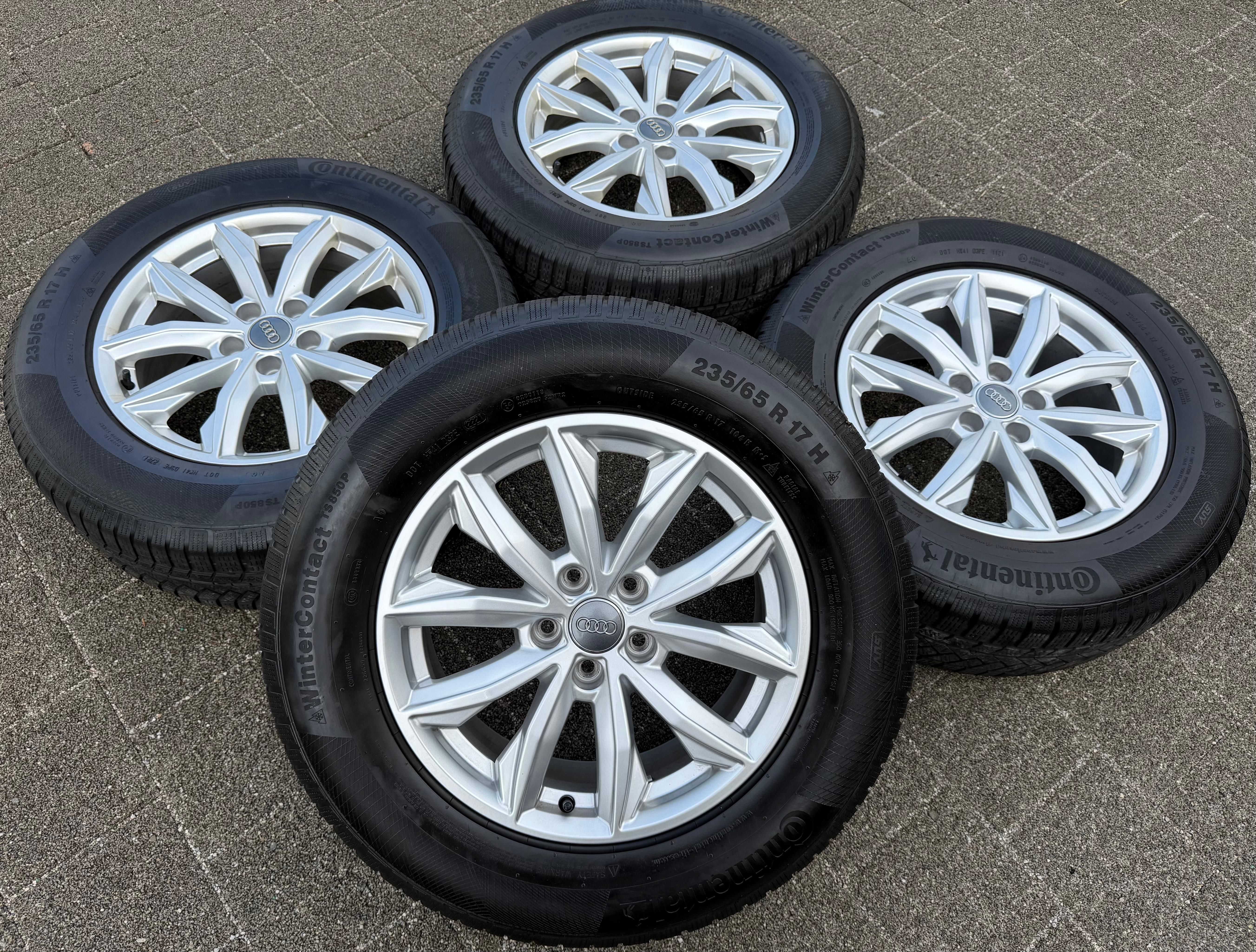 4 Original 17" Alu Winterräder Audi Q5 FY 80A601025J 7x17 ET34 235/65R17 104H 2021