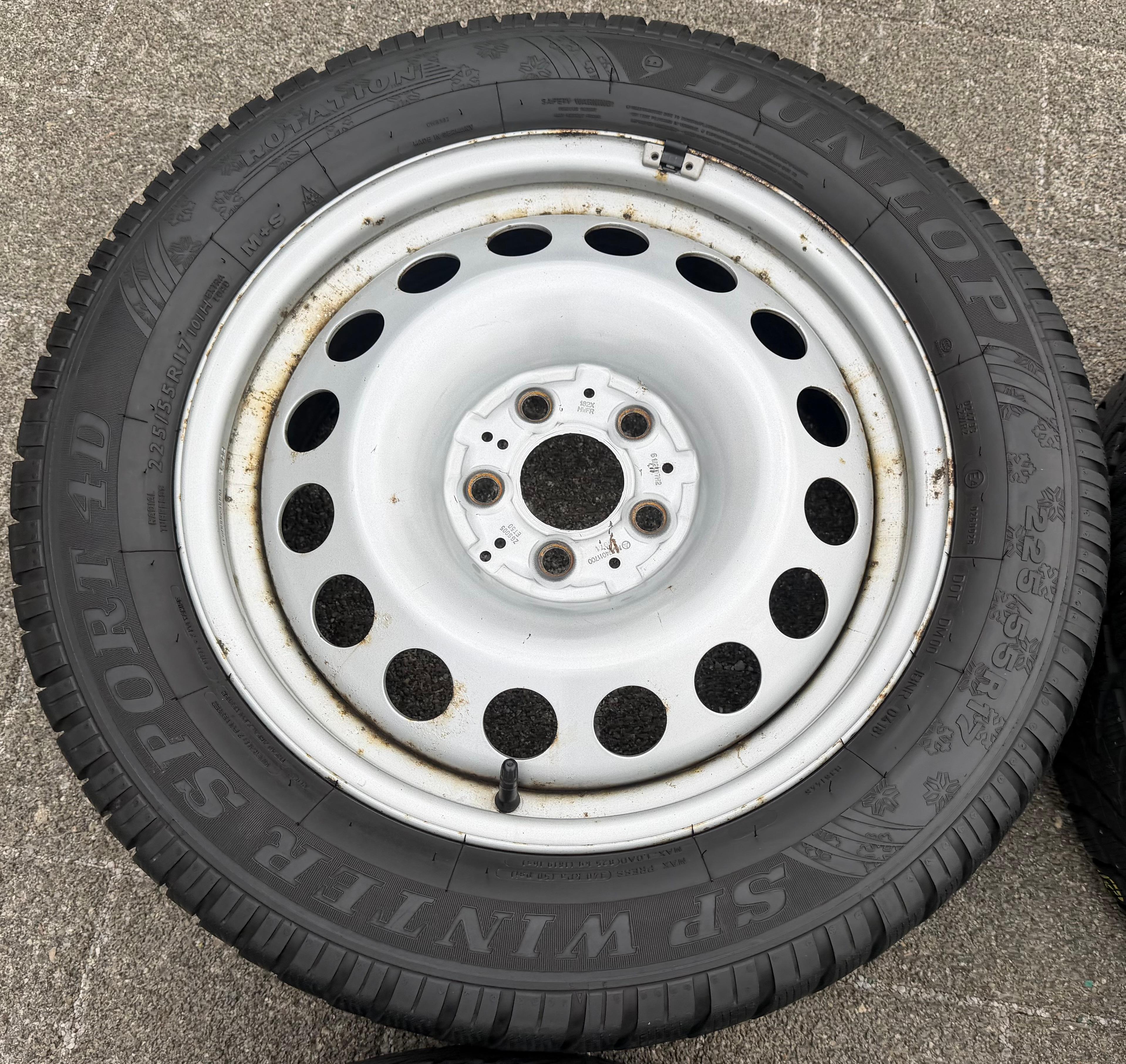 4 Winterräder Mercedes Vito V-Klasse W447 A4474011700 225/55R17 101H RDKS
