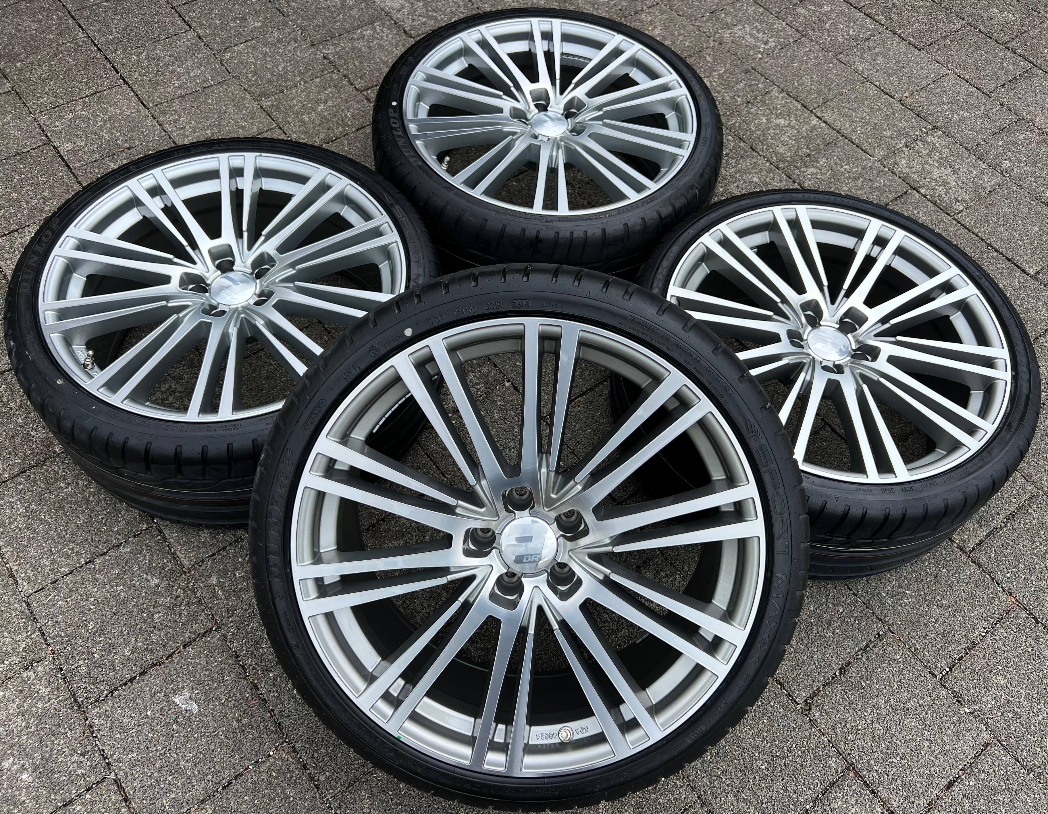 4 ALU 20" SOMMERRÄDER AUDI A5 S5 B8 8T 265/30R20 94Y DUNLOP FREIHAUS