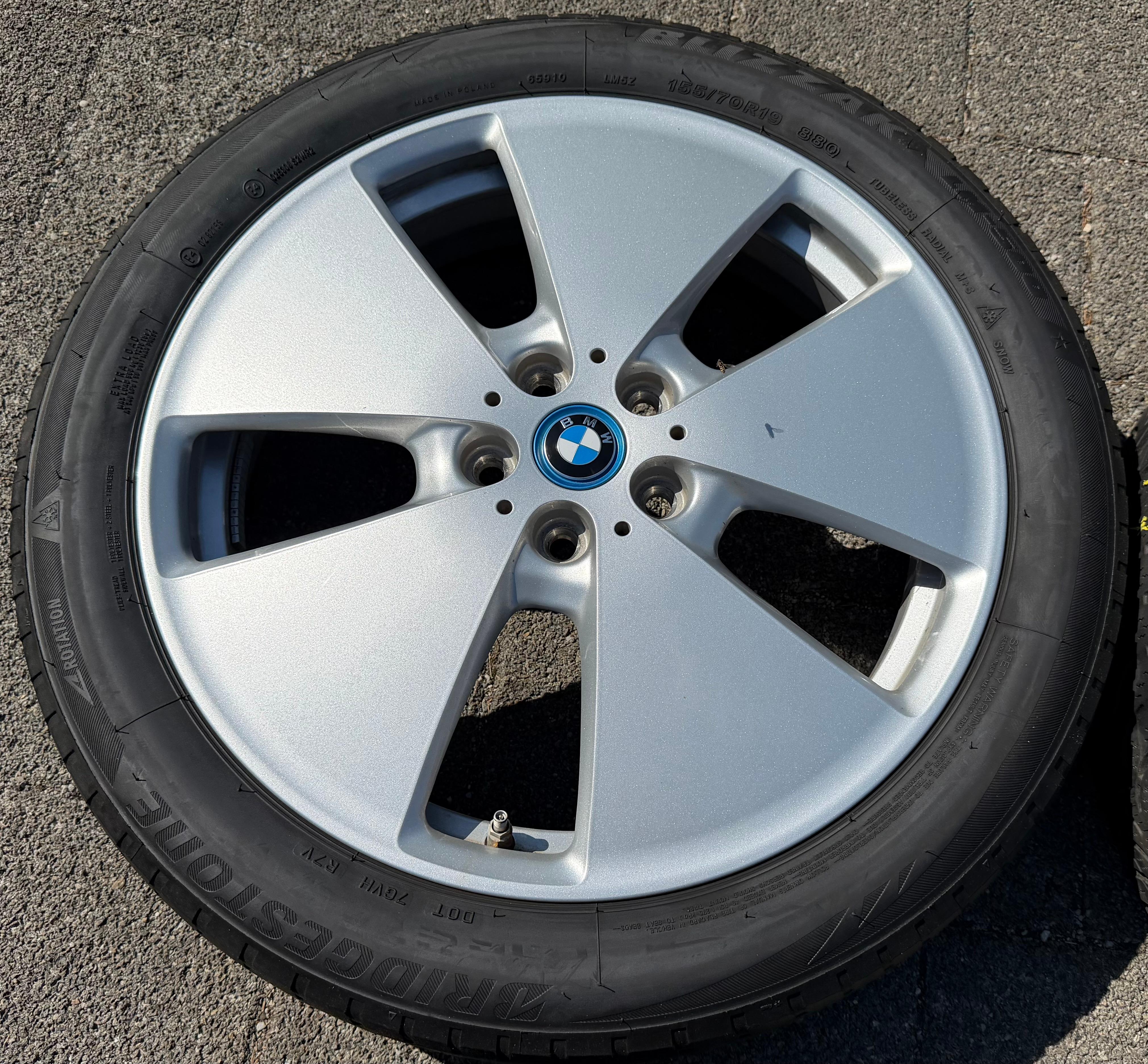 4 Original 19" Alufelgen Felgen BMW i3 Styling 427 6852053 RDKS 5x19 ET43