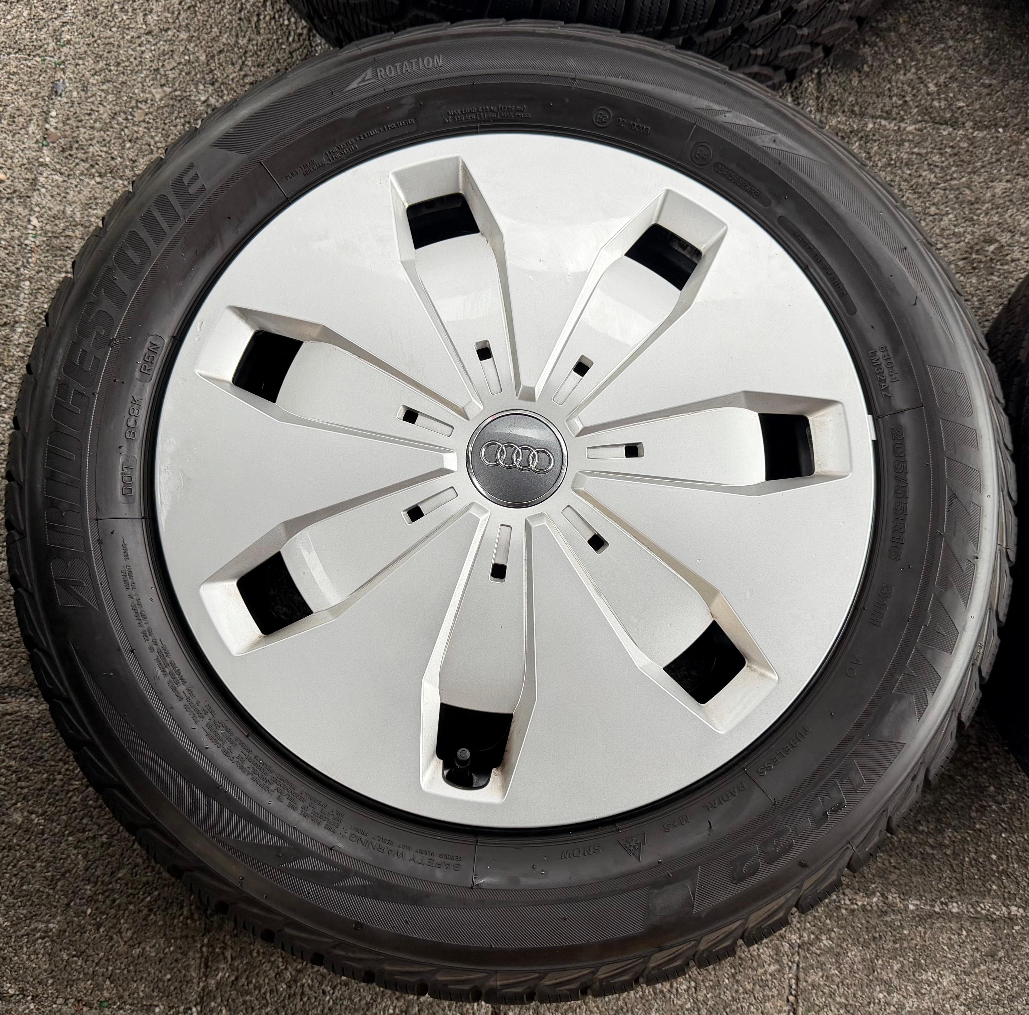 4 Winterräder Audi A3 8V Sportback Cabrio  205/55R16 91H Goodyear 8V0601027A 2021