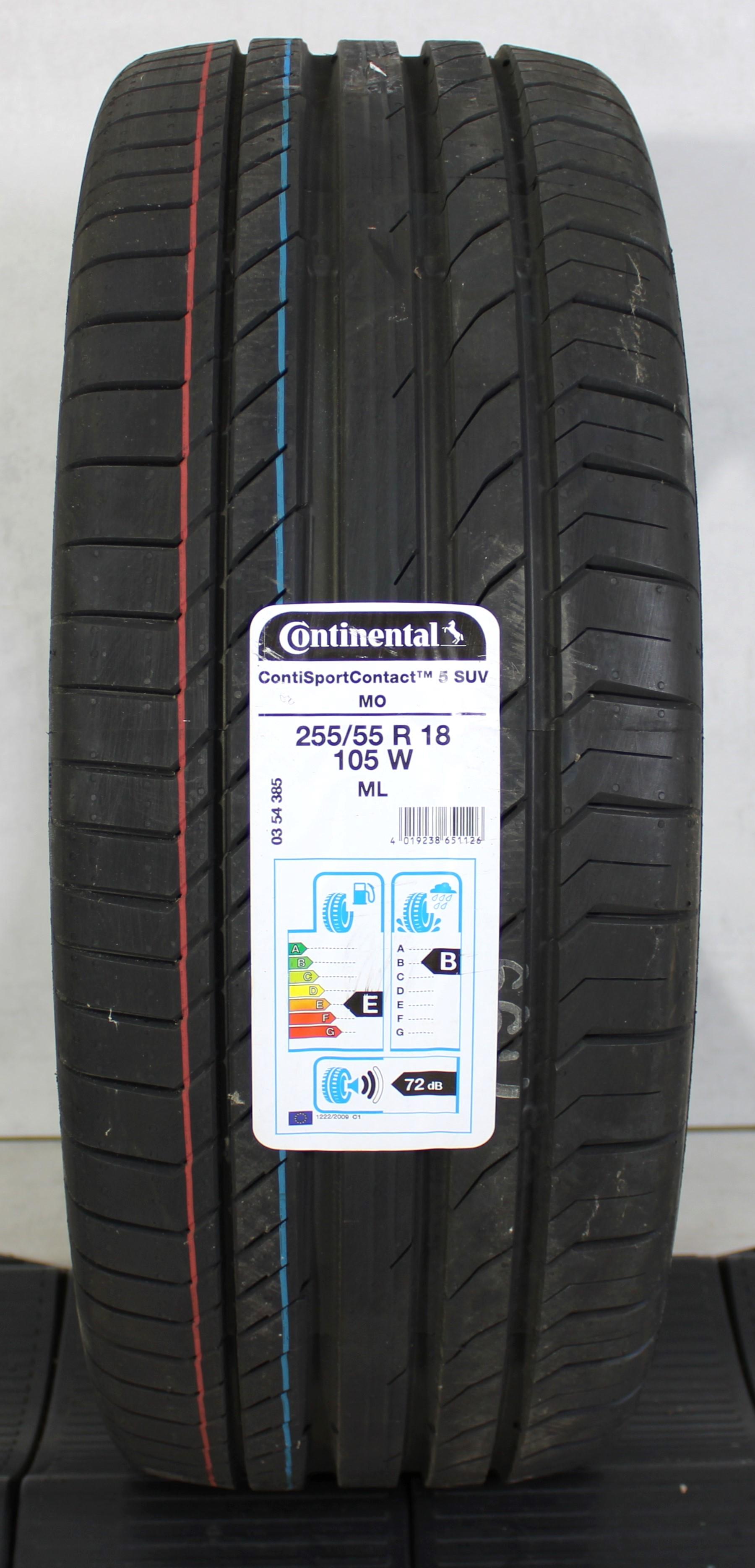 1 x 255/55R18 105W Sommerreifen Continental Sport Contact 5 NEU 2019 MO