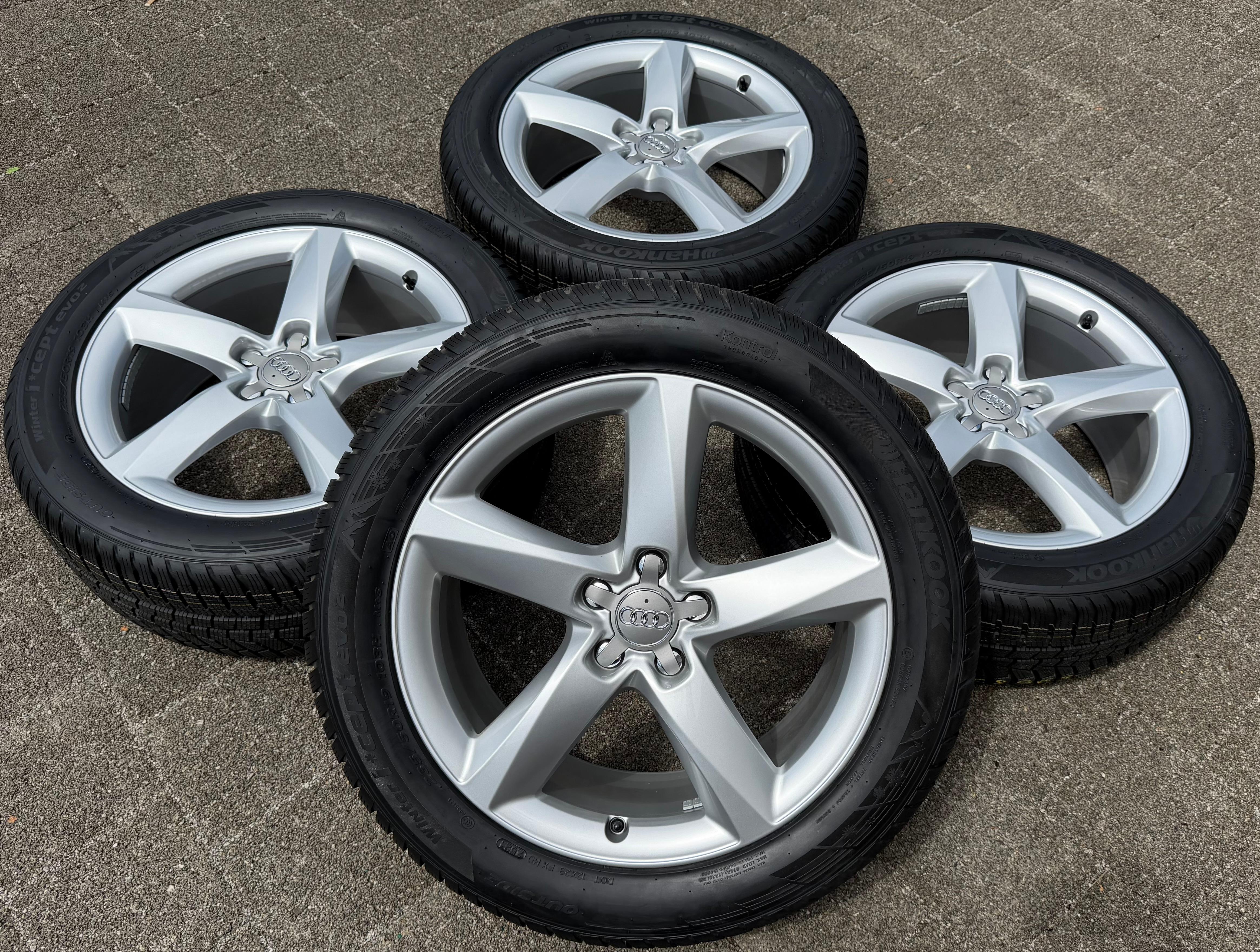 4 Original 19" Alu Winterräder Audi A8 4H 235/50R19 103H 4H0601025C Hankook