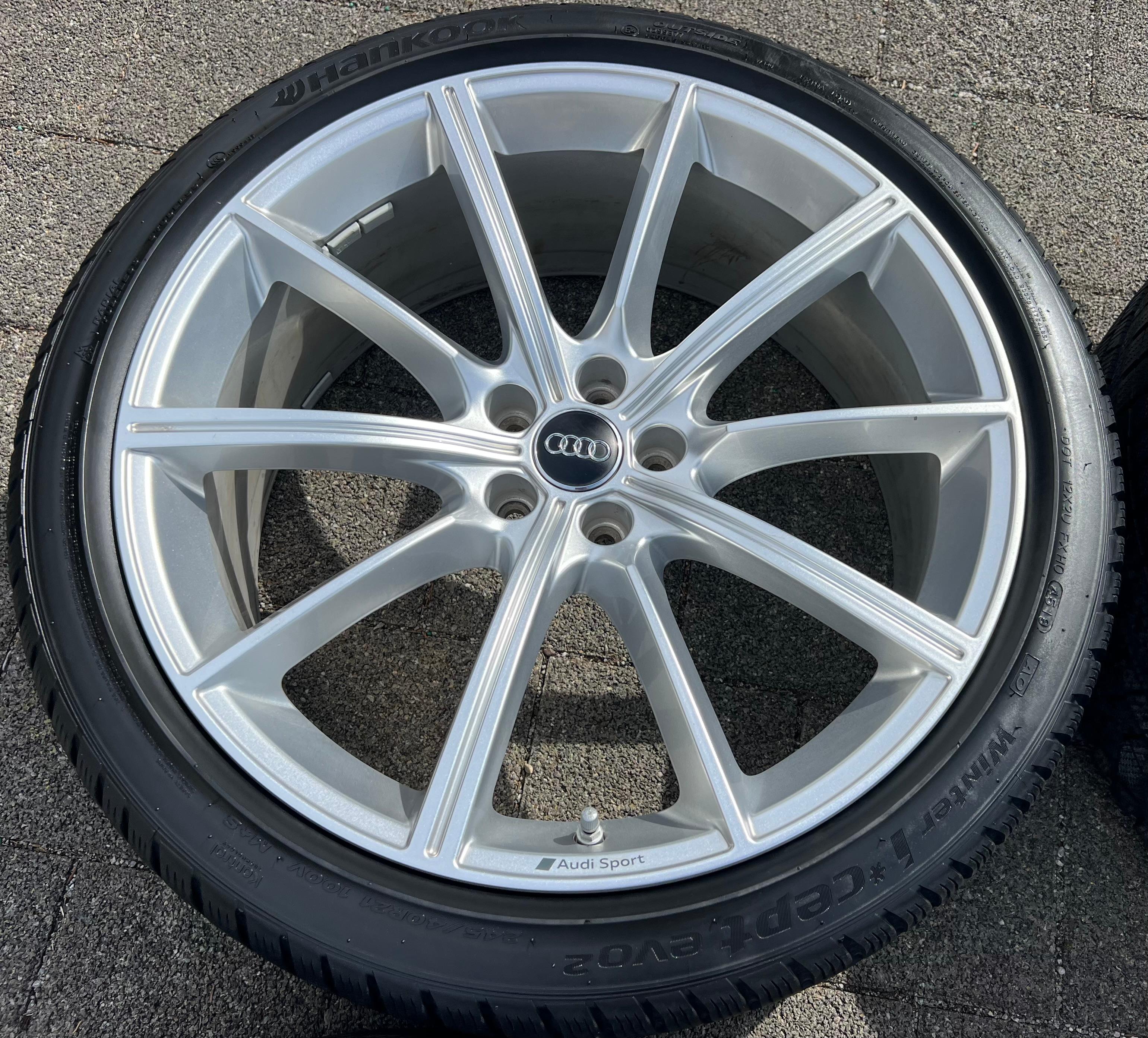 4 ORIGINELE 21" LICHTMETALEN WINTERWIELEN AUDI RS6 AVANT 4K C8 RS7 F2 4K 4K0601025AA VRIJ HUIS
