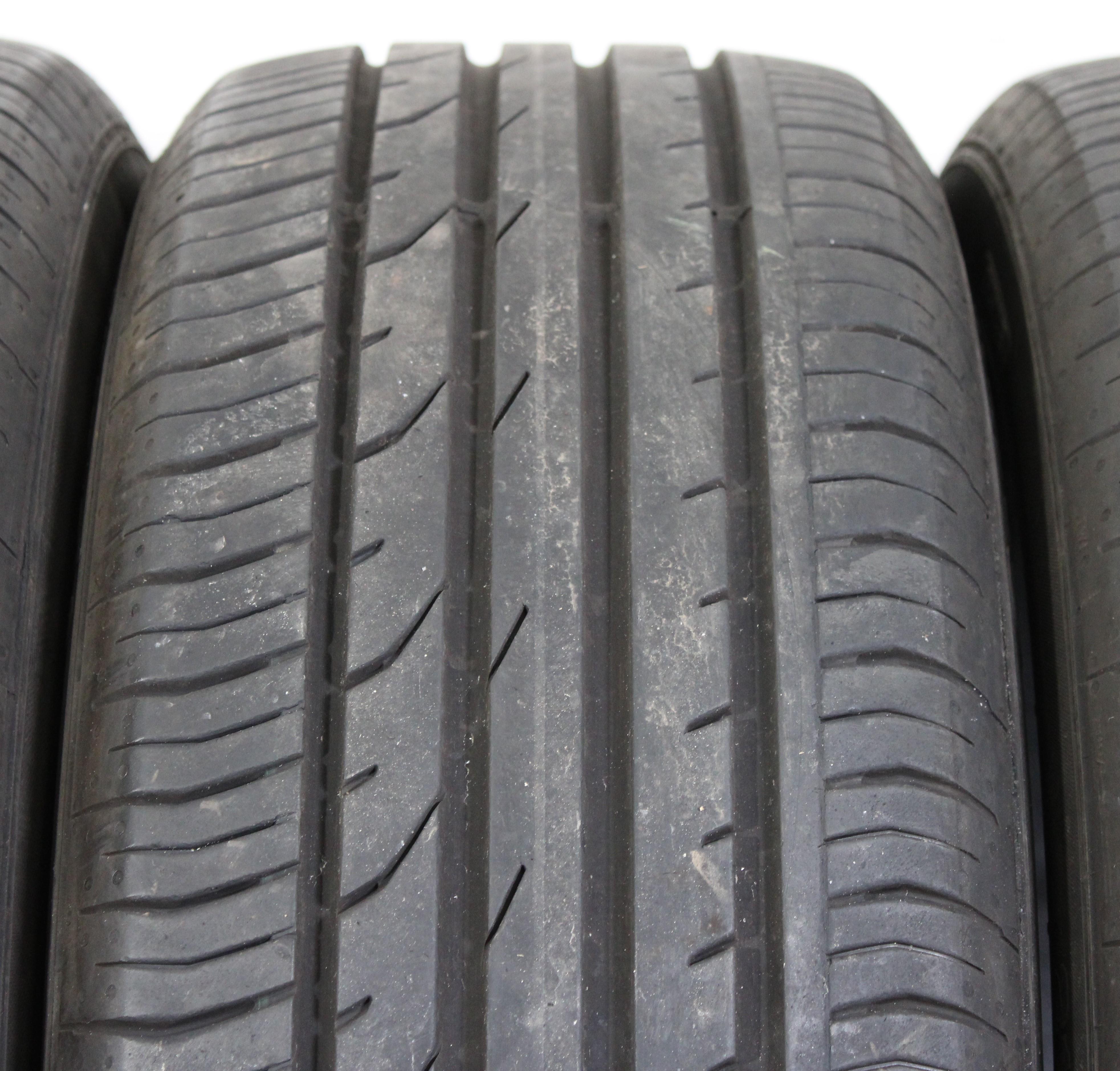 4 x 215/55R18 95H Sommerreifen Continental Premium Contact 2 7-7,5mm 2016