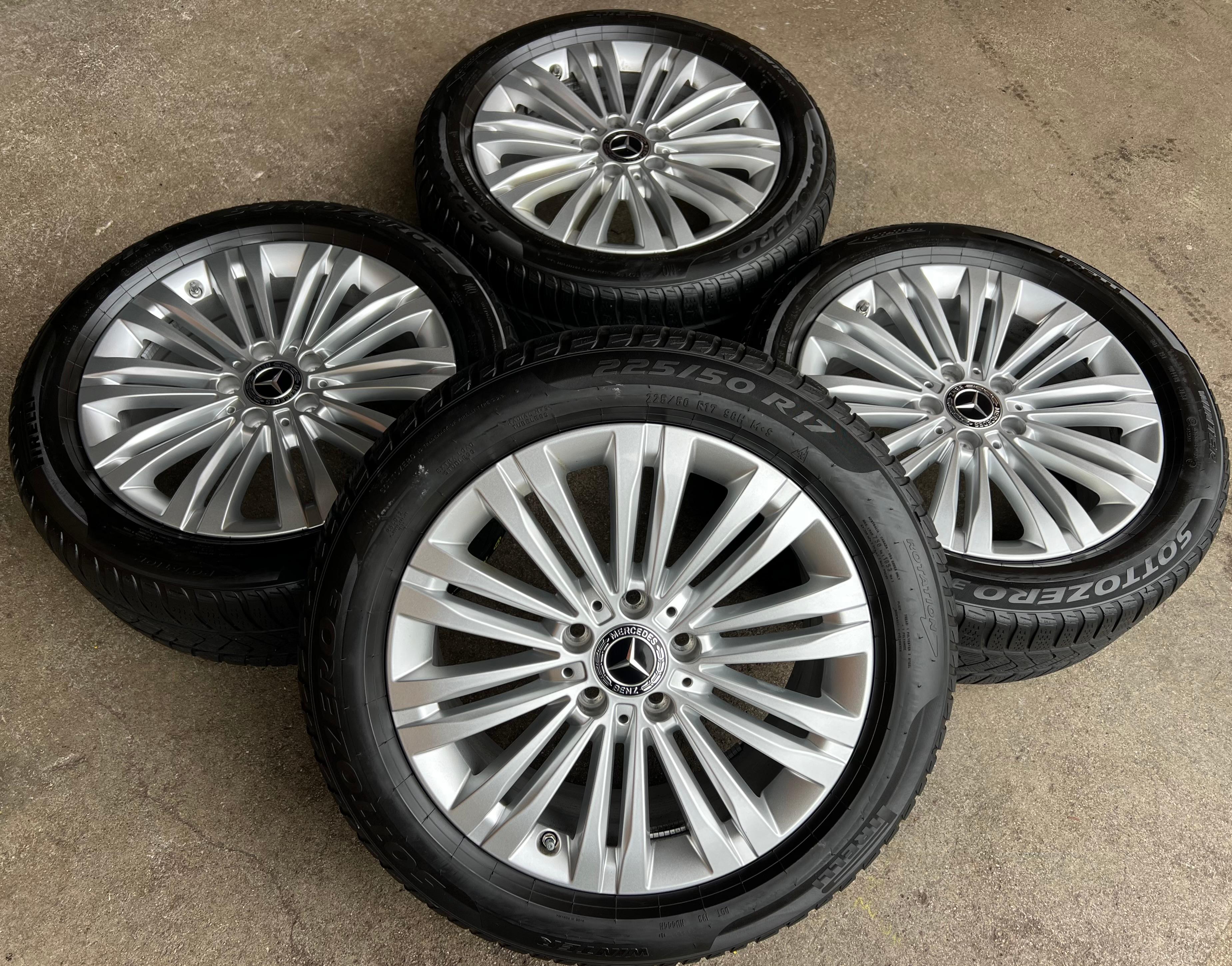 4 ORIGINAL 17" ALUFELGEN FELGEN MERCEDES C-KLASSE W206 W206K A2064014400 RDKS