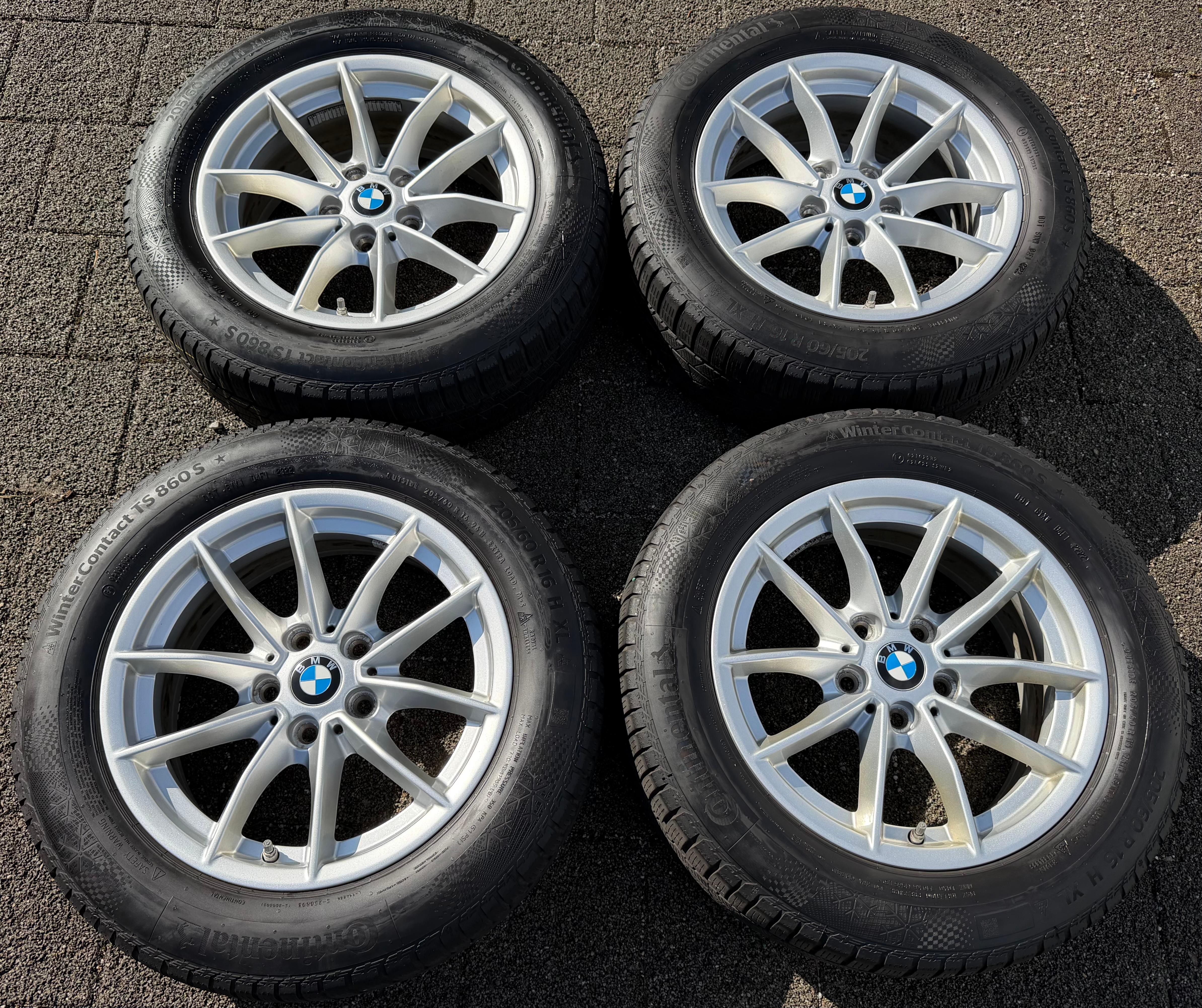 4 Original 16" Alu Winterräder BMW 3er Reihe G20 G21 205/60R16 96H RDKS 2022