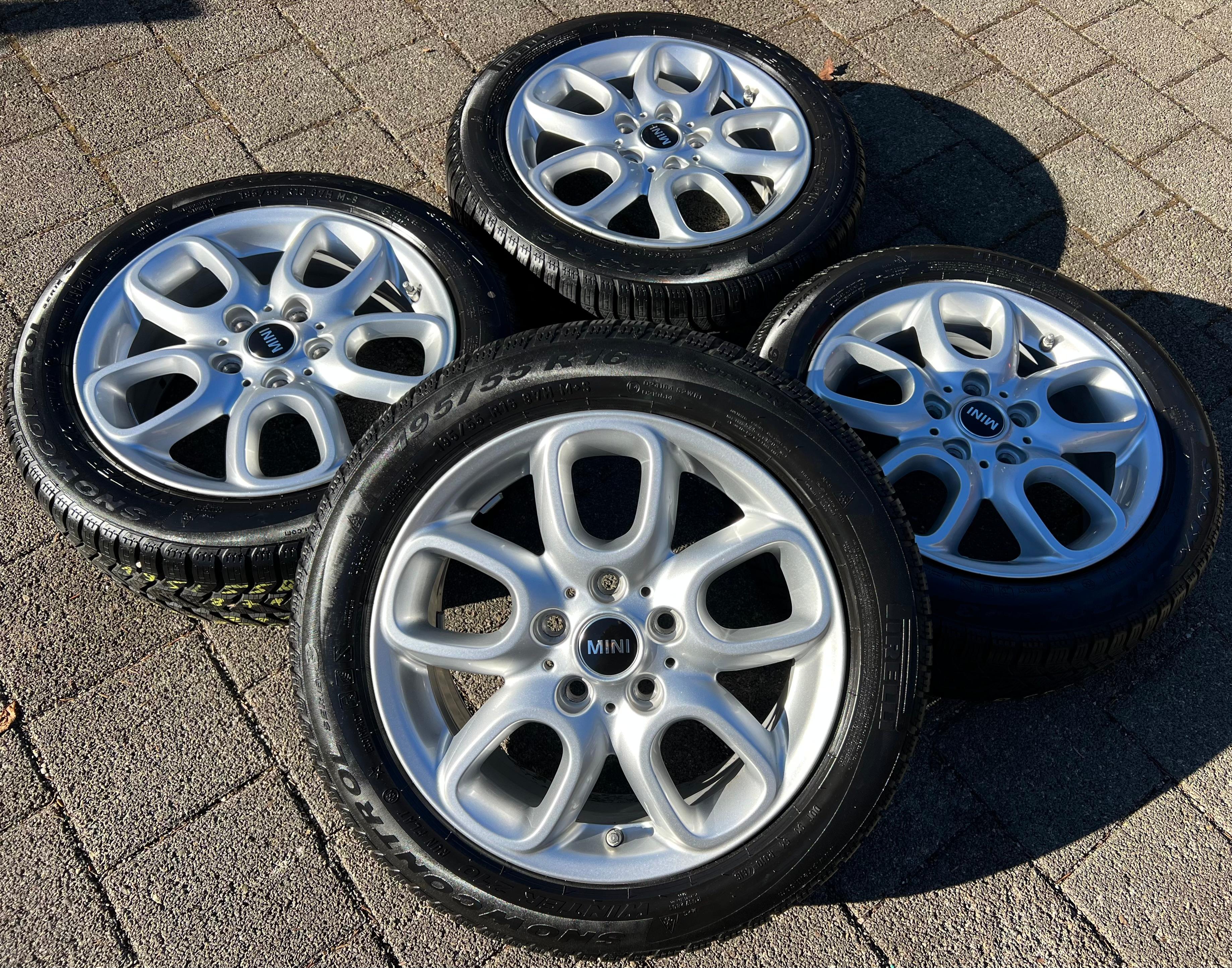 4 ORIGINAL ALU WINTERRÄDER MINI COOPER F55 F56 F57 6855103 LOOP SPOKE 494 RDKS