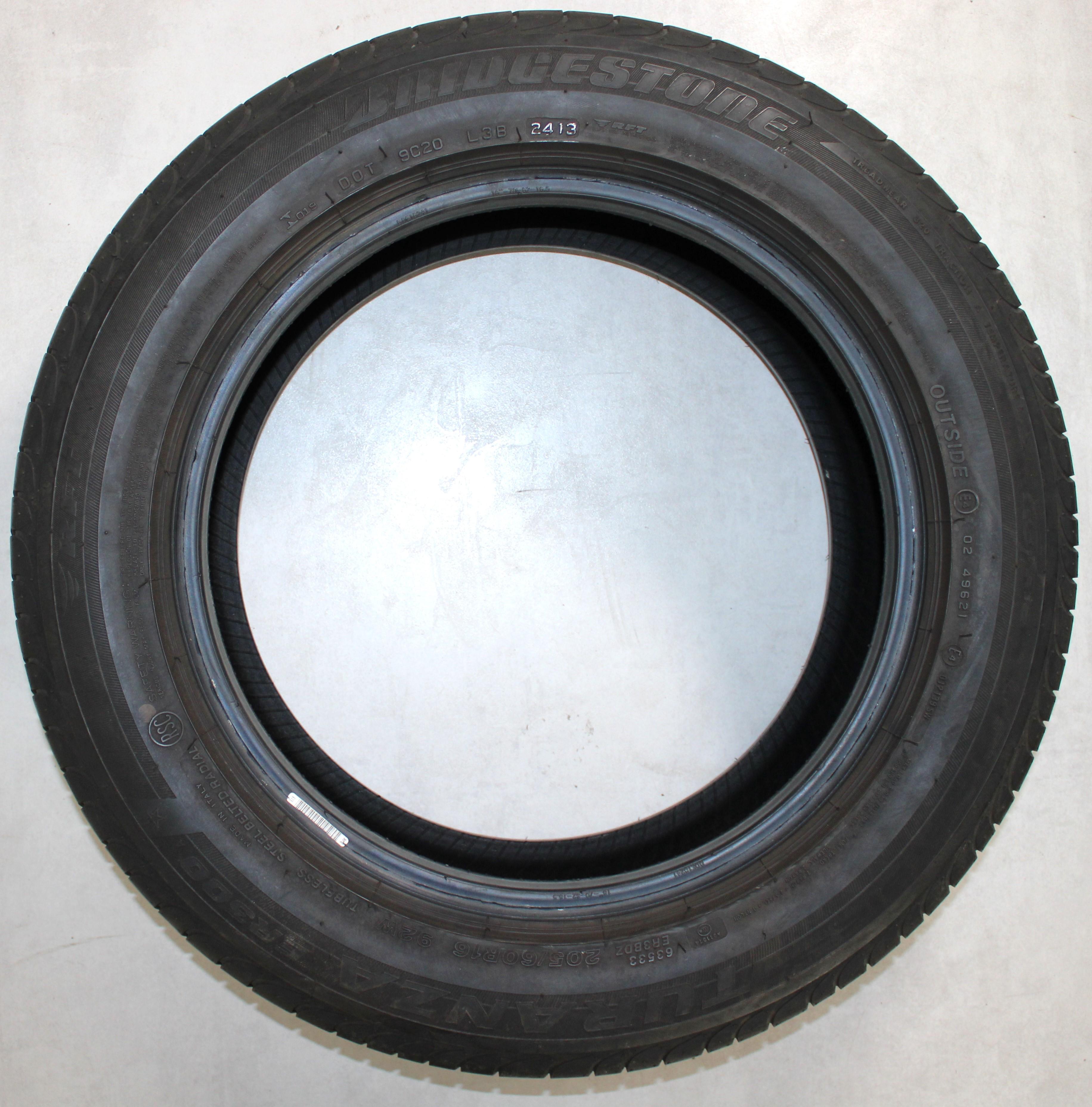 1 x 205/60R16 92W Sommerreifen Bridgestone Turanza ER300A Runflat 5,5-6mm 2013 *