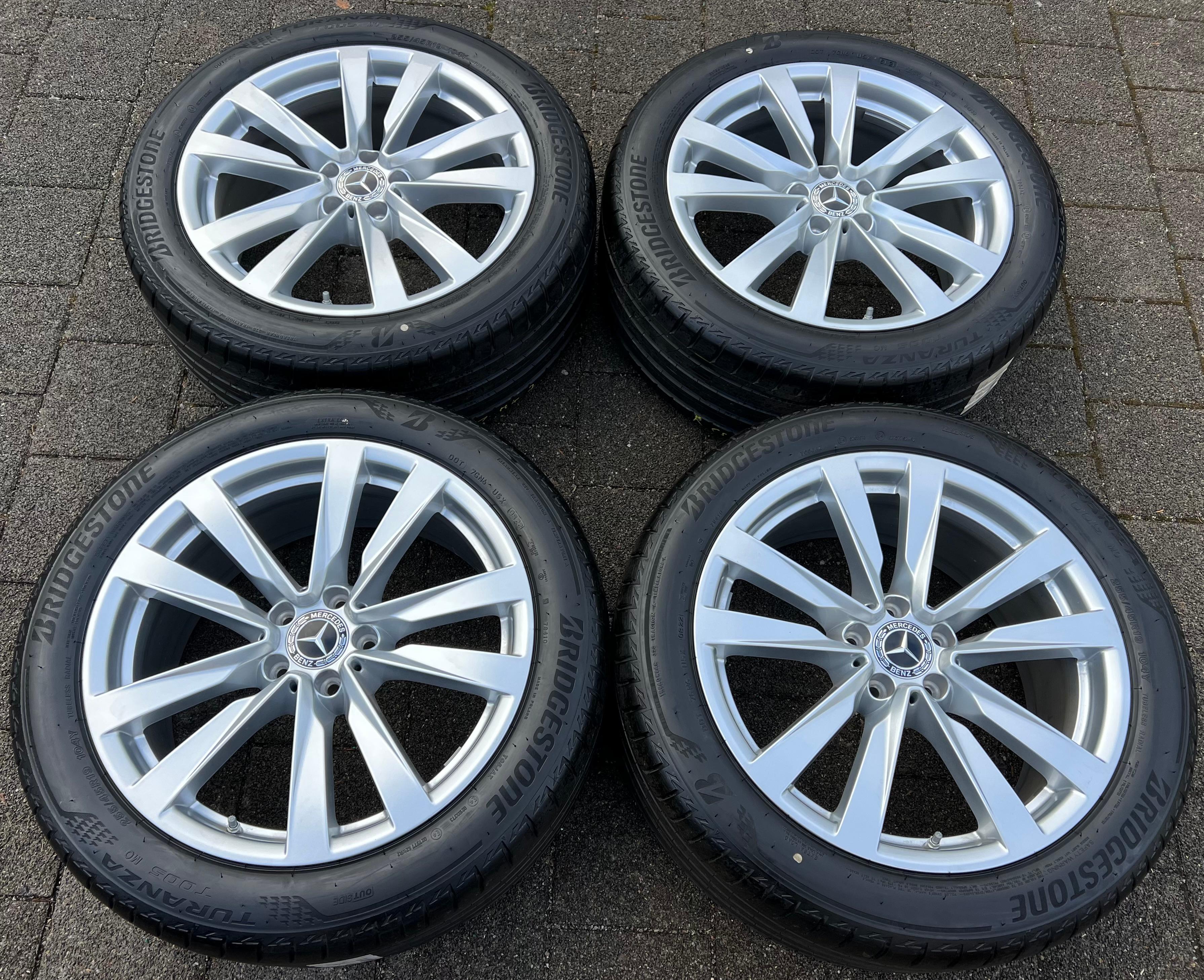 4 ROUES D'ÉTÉ ORIGINALES 19" EN ALUMINIUM MERCEDES BENZ CLASSE S W223 A2234013100 FRANCO DE PORT