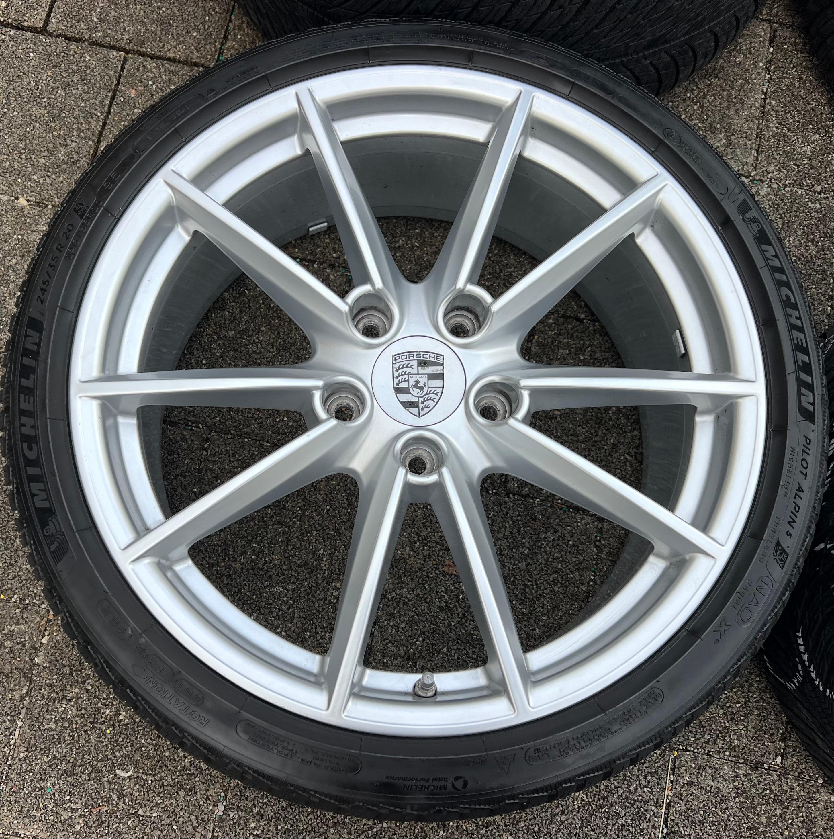 4 ORIGINAL 20" 21" ALU WINTERRÄDER PORSCHE 911 992 992601025C 992601025D RDKS
