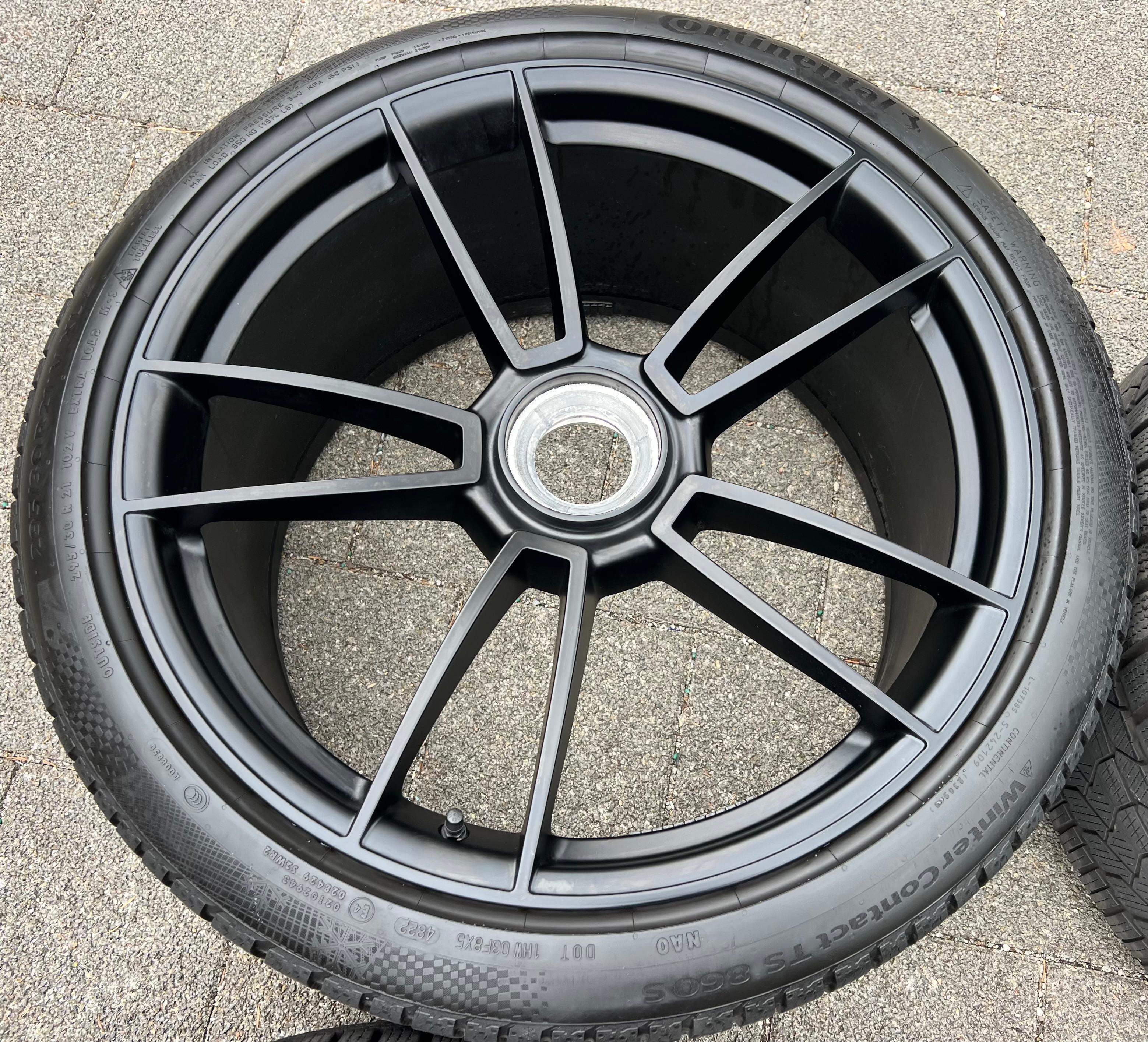 4 ORIGINAL 20" 21" ALU WINTERRÄDER PORSCHE 911 992 GTS ZENTRALVERSCHLUSS CENTERLOCK