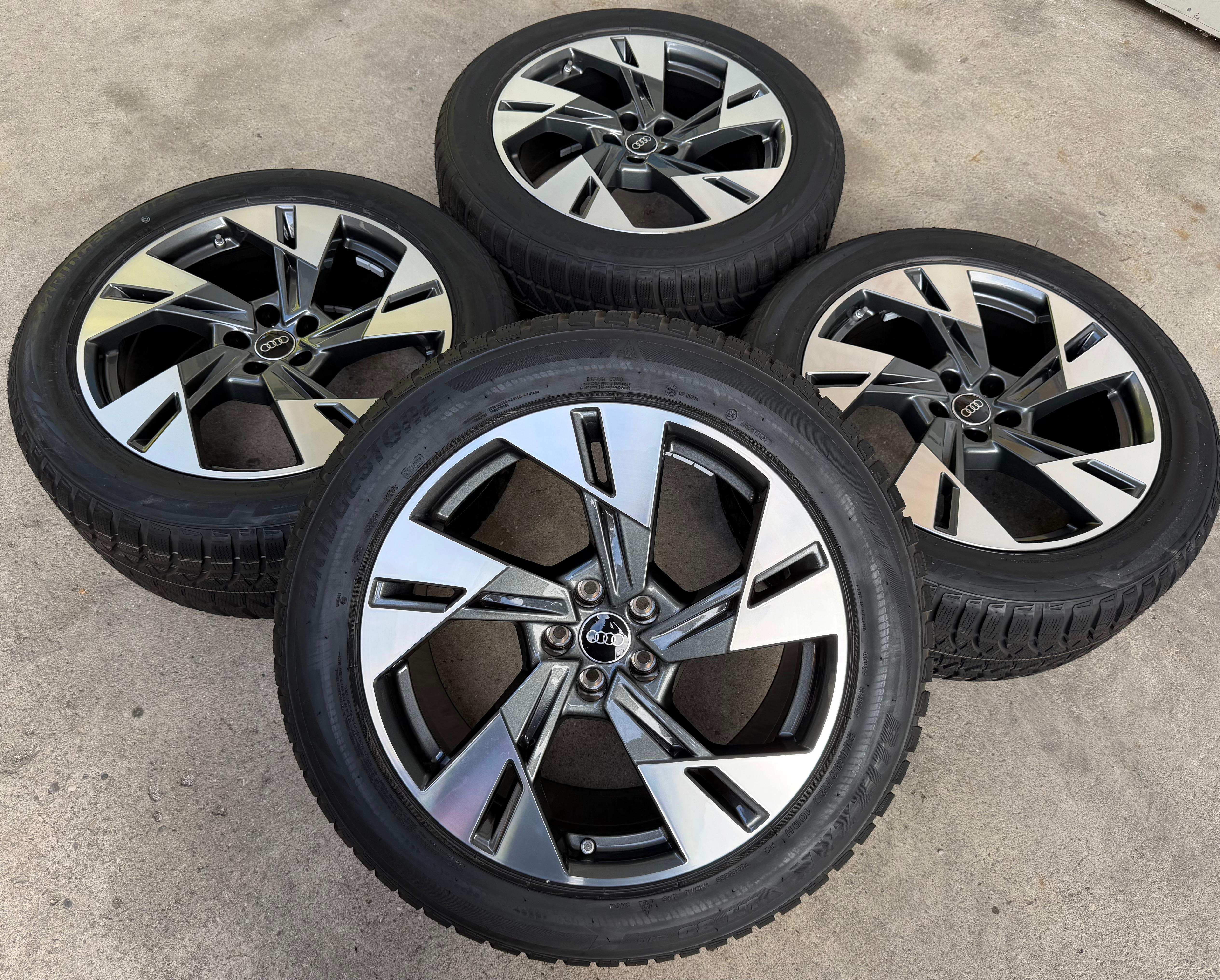 4 Original 20" Alu Winterräder Audi E-Tron Q8 Etron 4KE601025T 255/50R20 109H NEU
