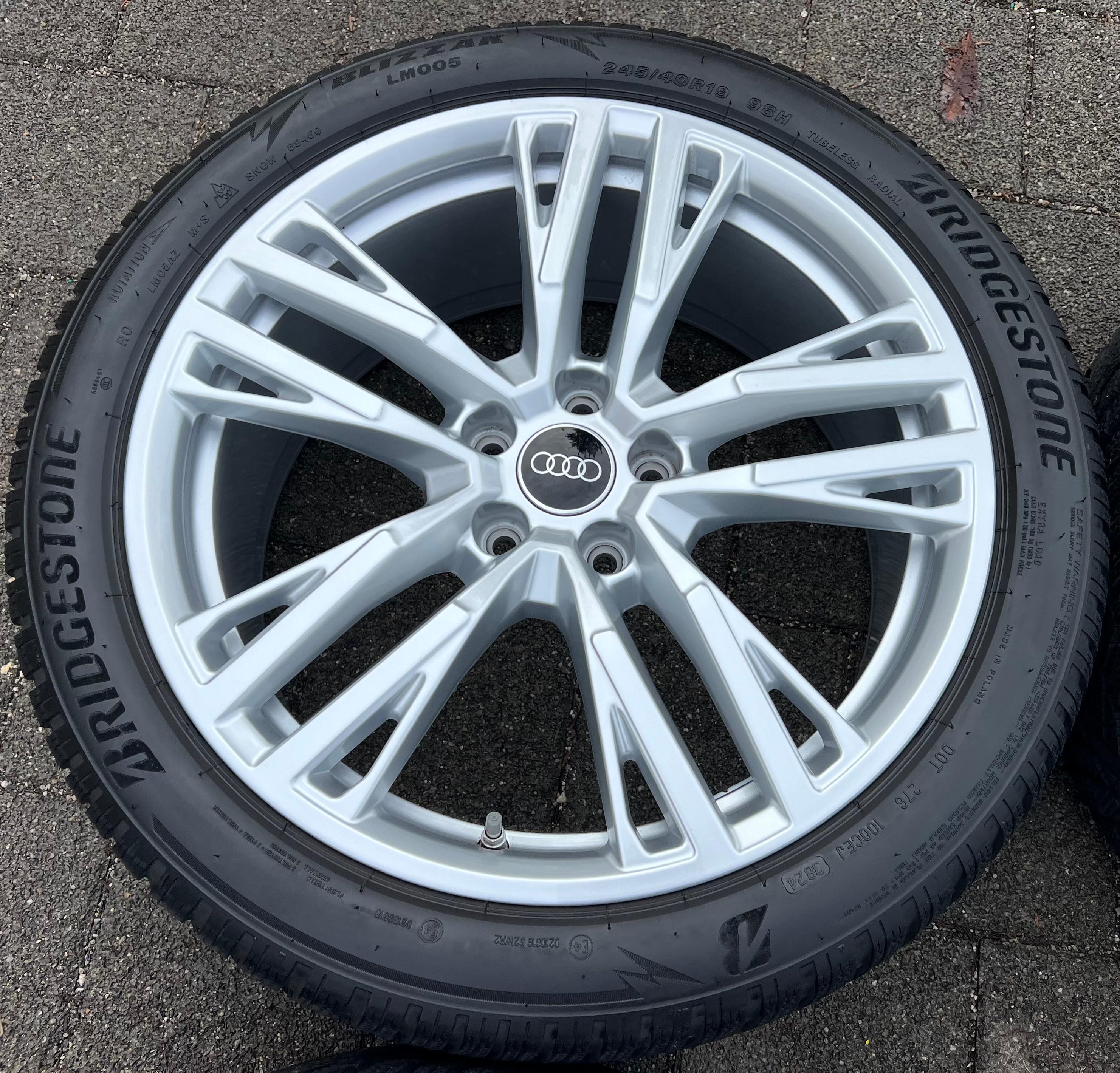 4 ORIGINAL 19" ALU WINTERRÄDER AUDI A5 S5 FU2 B10 8B3601025AS 245/40R19 98H 2024