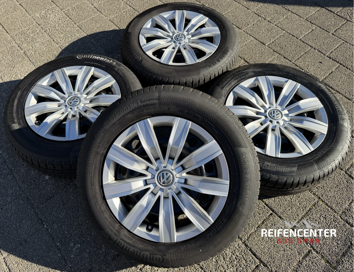4 ruedas de invierno Audi Q3 F3 Seat Tarraco Skoda Kodiaq VW Tiguan II 5NA 215/65R17 99H Continental RDKS