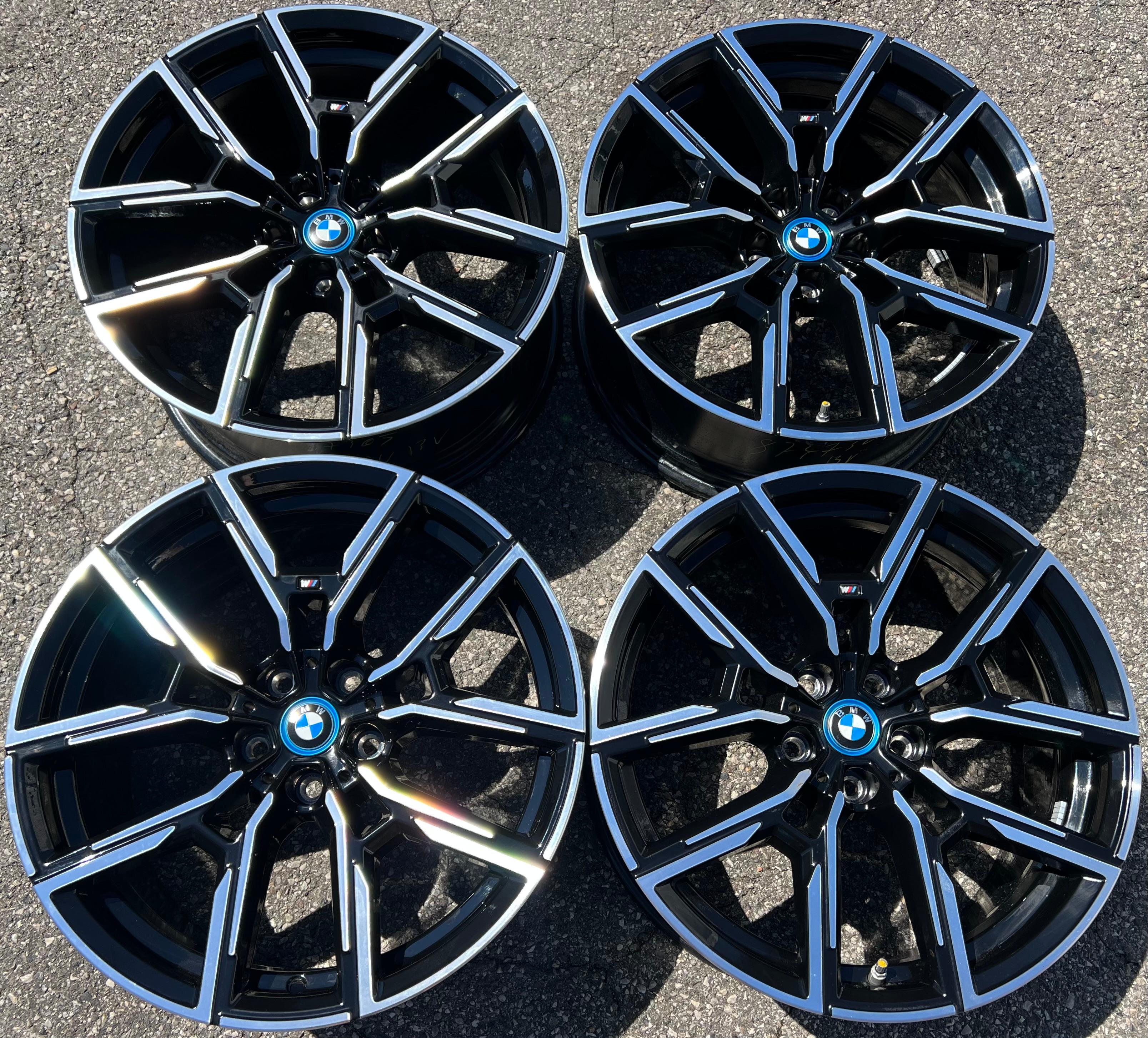 4 ORIGINELE 19" ALUMINIUM WIELEN BMW 4-SERIES G26 i4 STYLING M859 8747304 8747305 TPMS