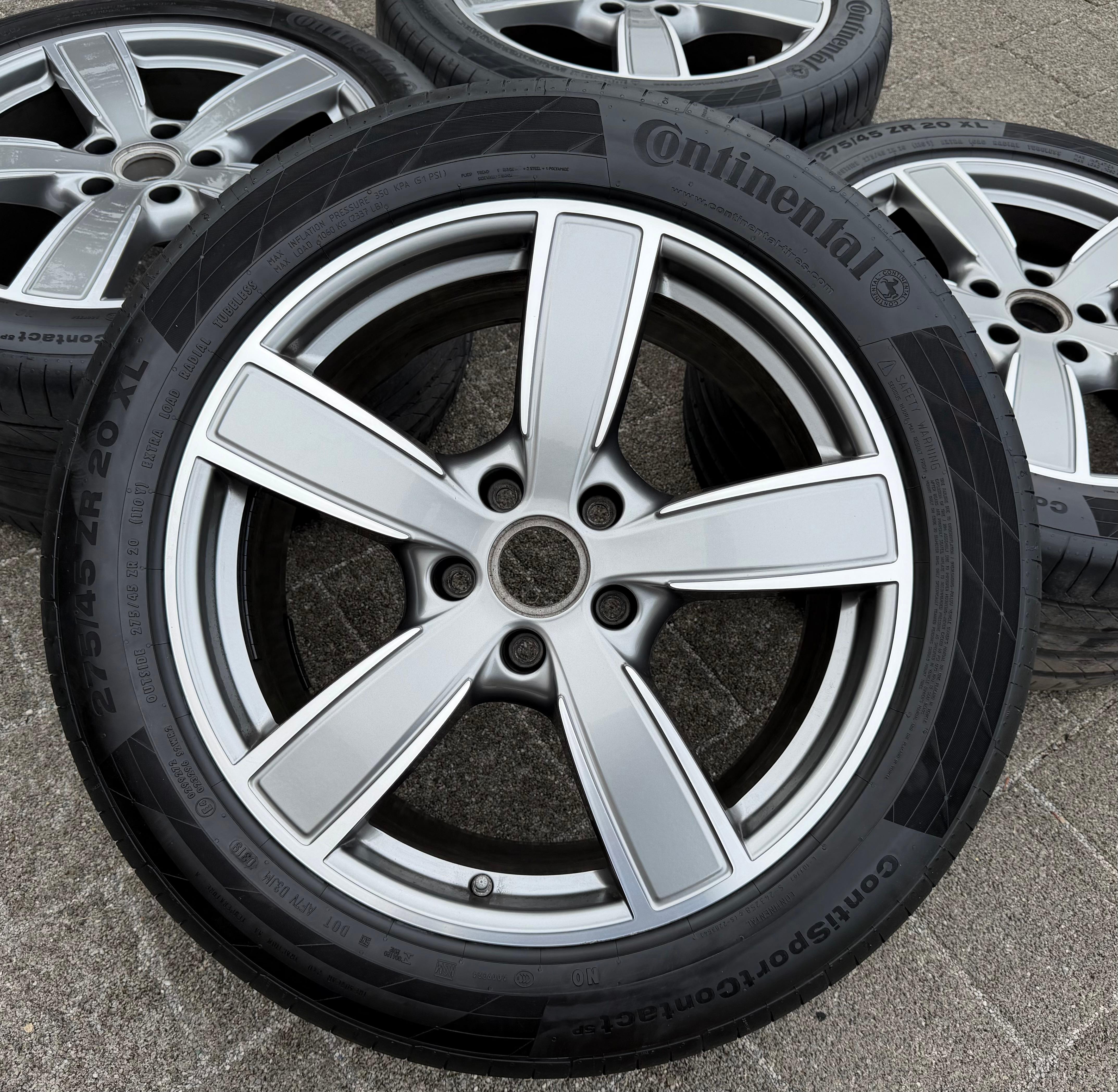 4 Original 20" Alu Sommerräder Porsche Cayenne 9YA 9Y0601025BP 9Y0601025BQ RDKS