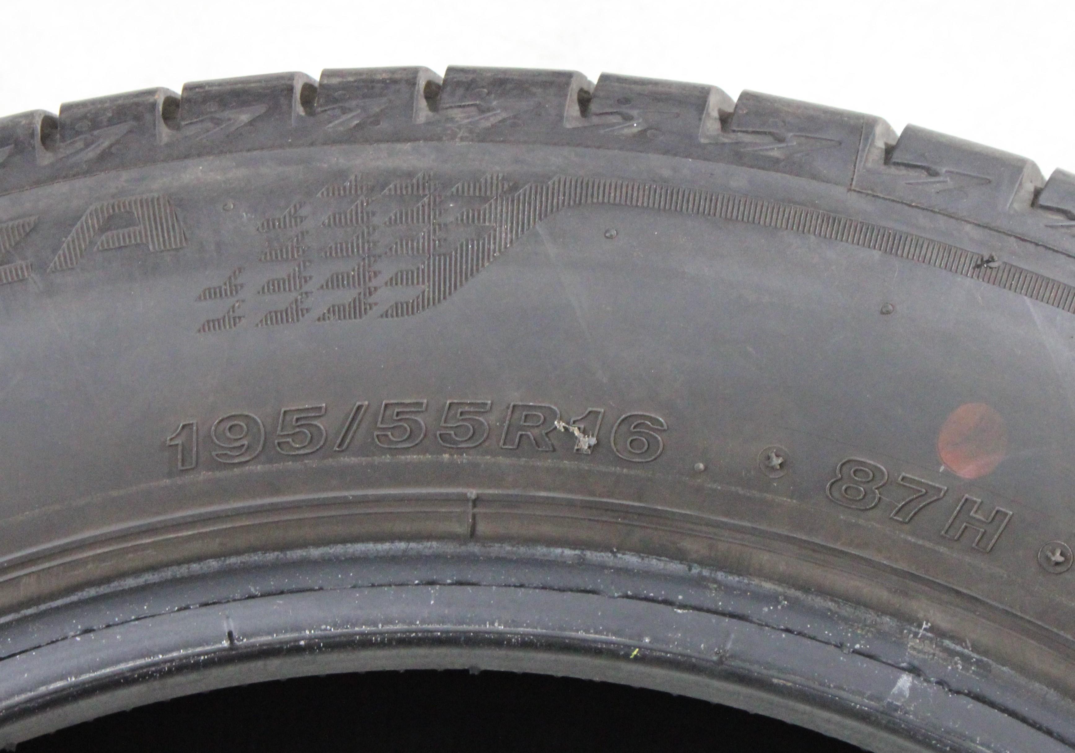 2 x 195/55R16 87H Sommerreifen Bridgestone Turanza T005 5-5,5mm 2019 Freihaus