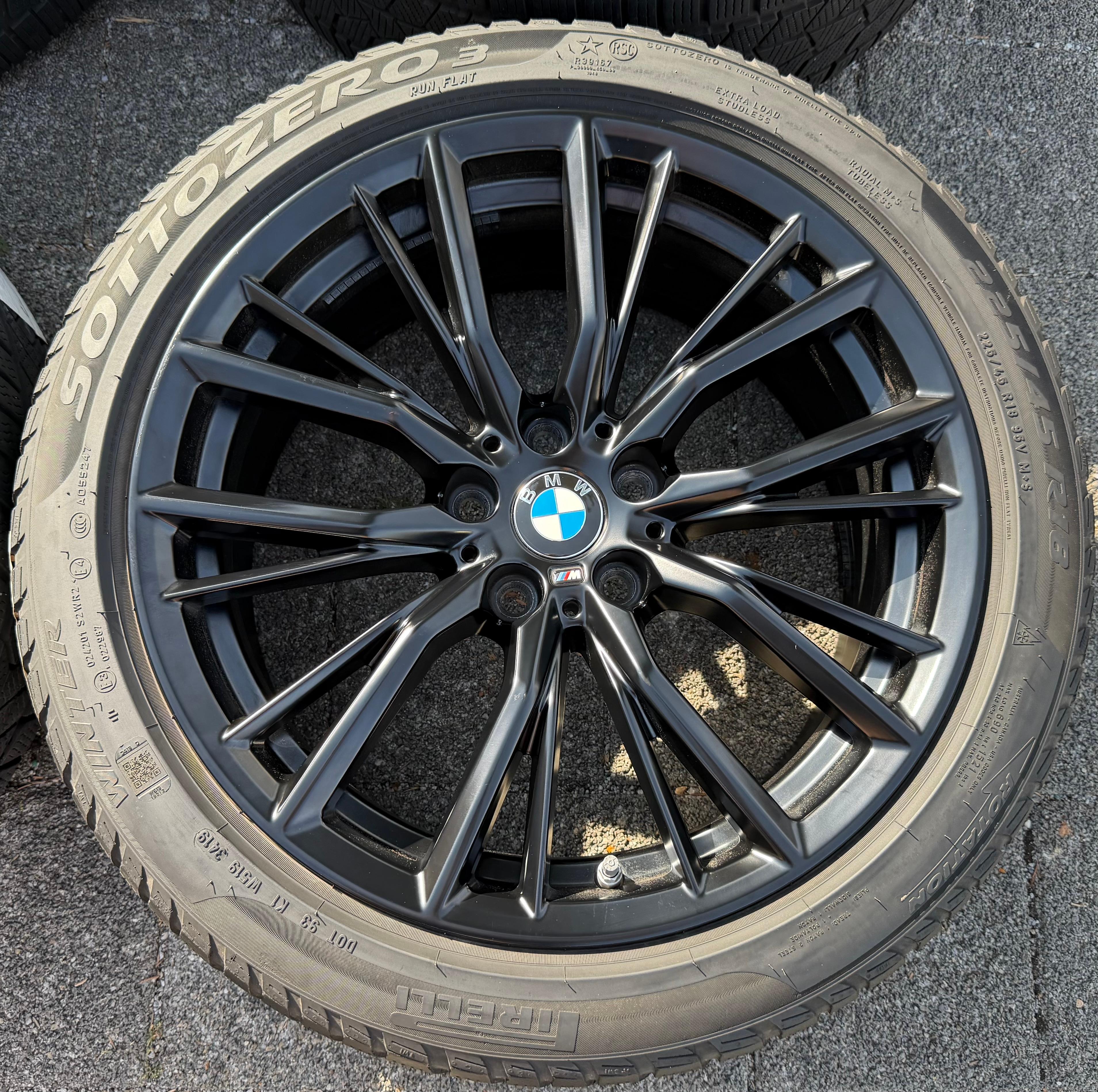 4 Original 18" Alu Winterräder BMW 3ER Reihe G20 G21 4ER G22 G23 2ER G42 M796 RDKS