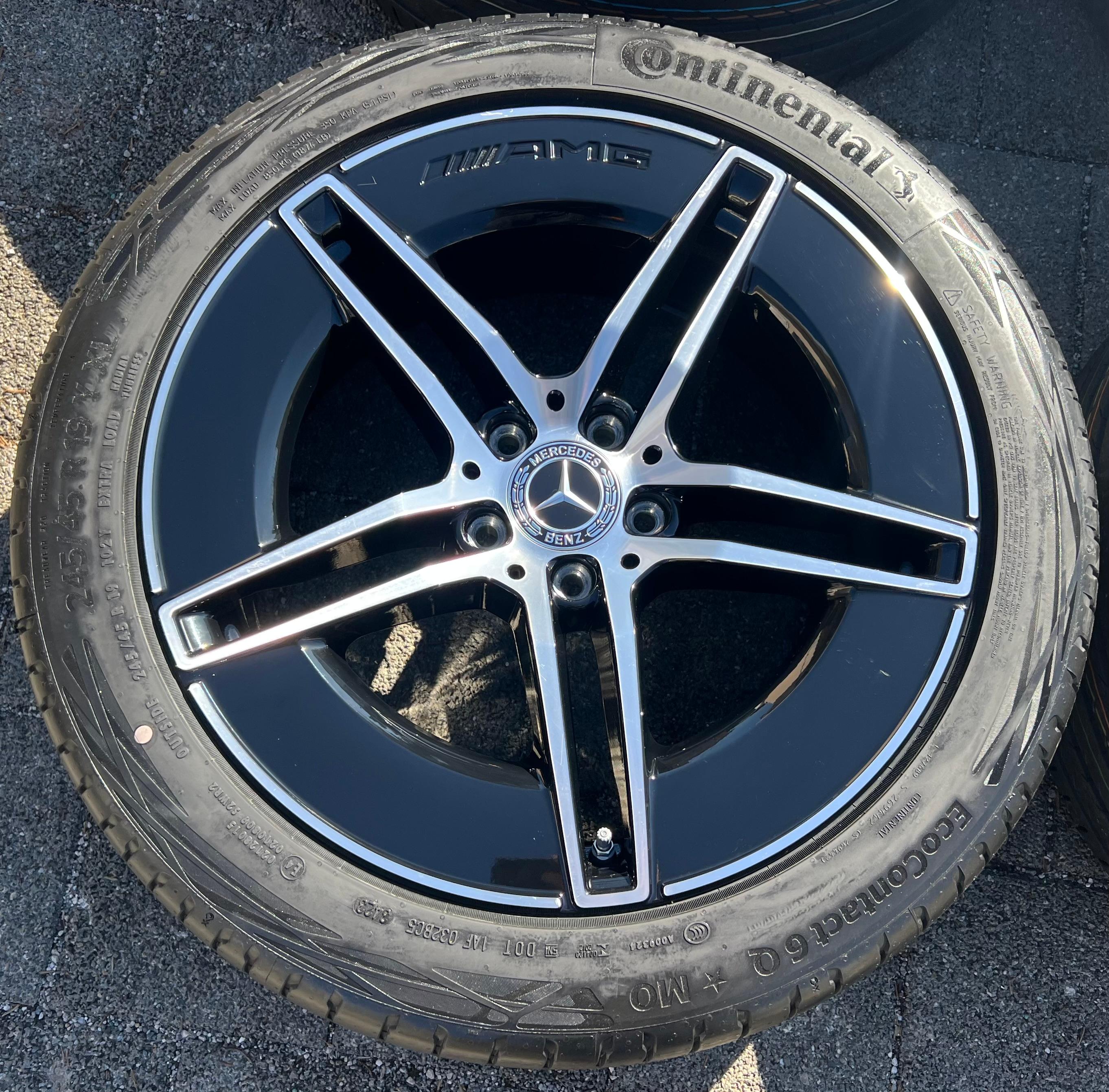 4 ORIGINAL 19" ALU SOMMERRÄDER MERCEDES E-KLASSE W214 S214 AMG A2144010400 RDKS