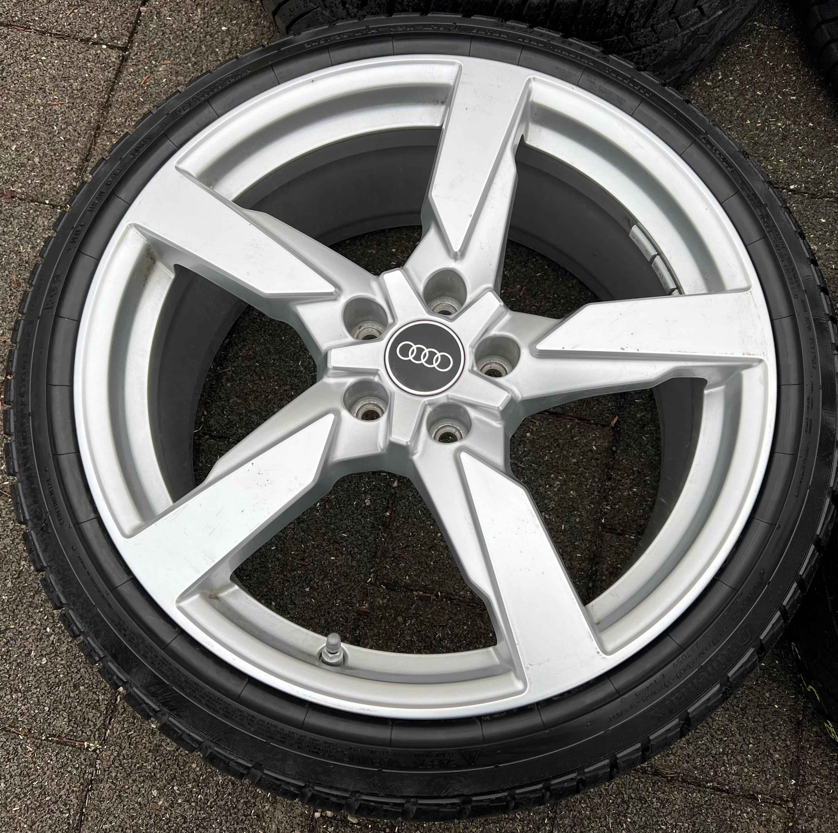 4 LLANTAS DE INVIERNO ORIGINALES DE ALUMINIO 19" AUDI TT TTS 8S 8S0601025AA 245/35R19 93W ENTREGA GRATUITA