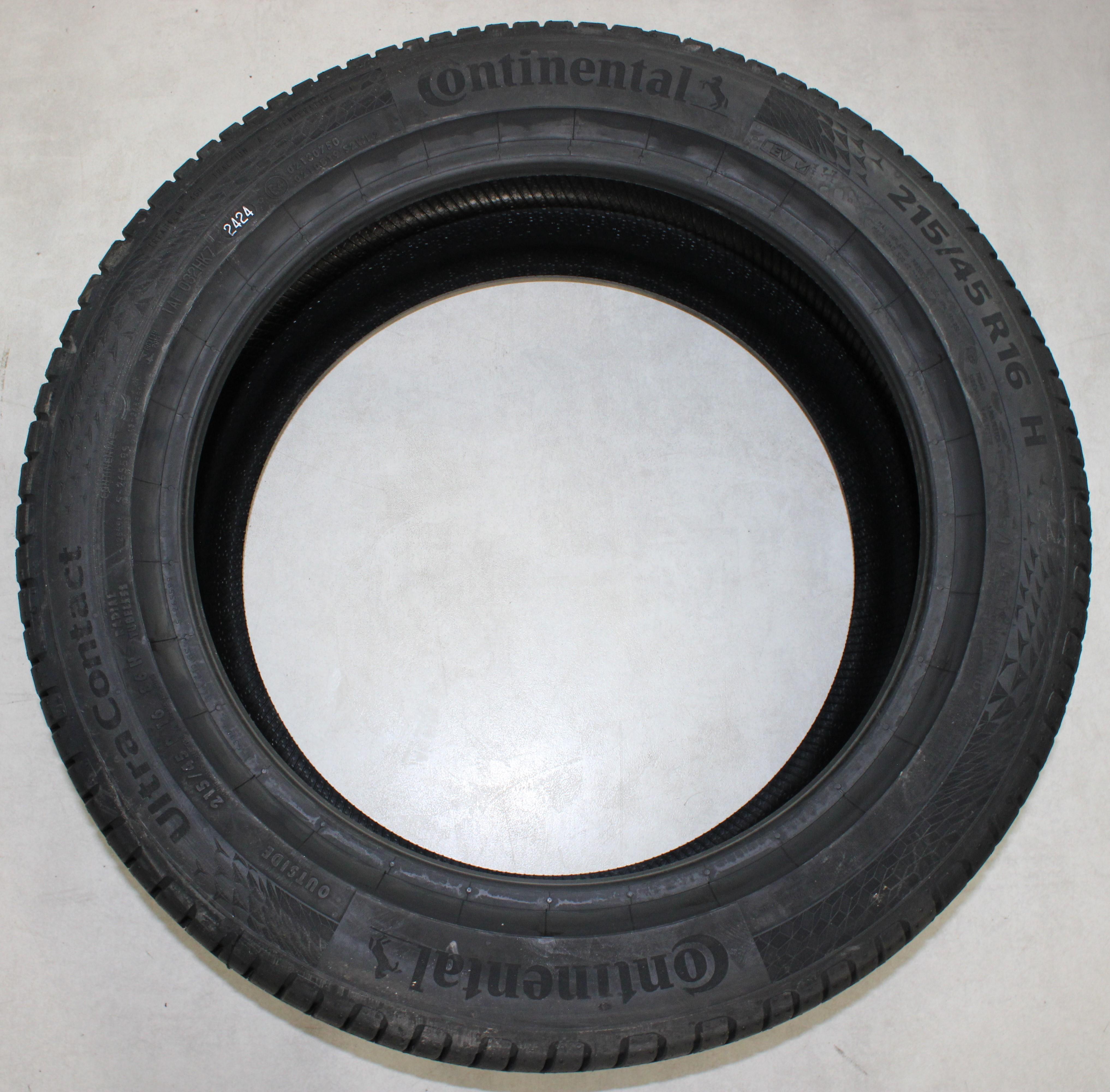 4 x 215/45R16 86H Sommerreifen Continental UltraContact 2024 NEU Freihaus