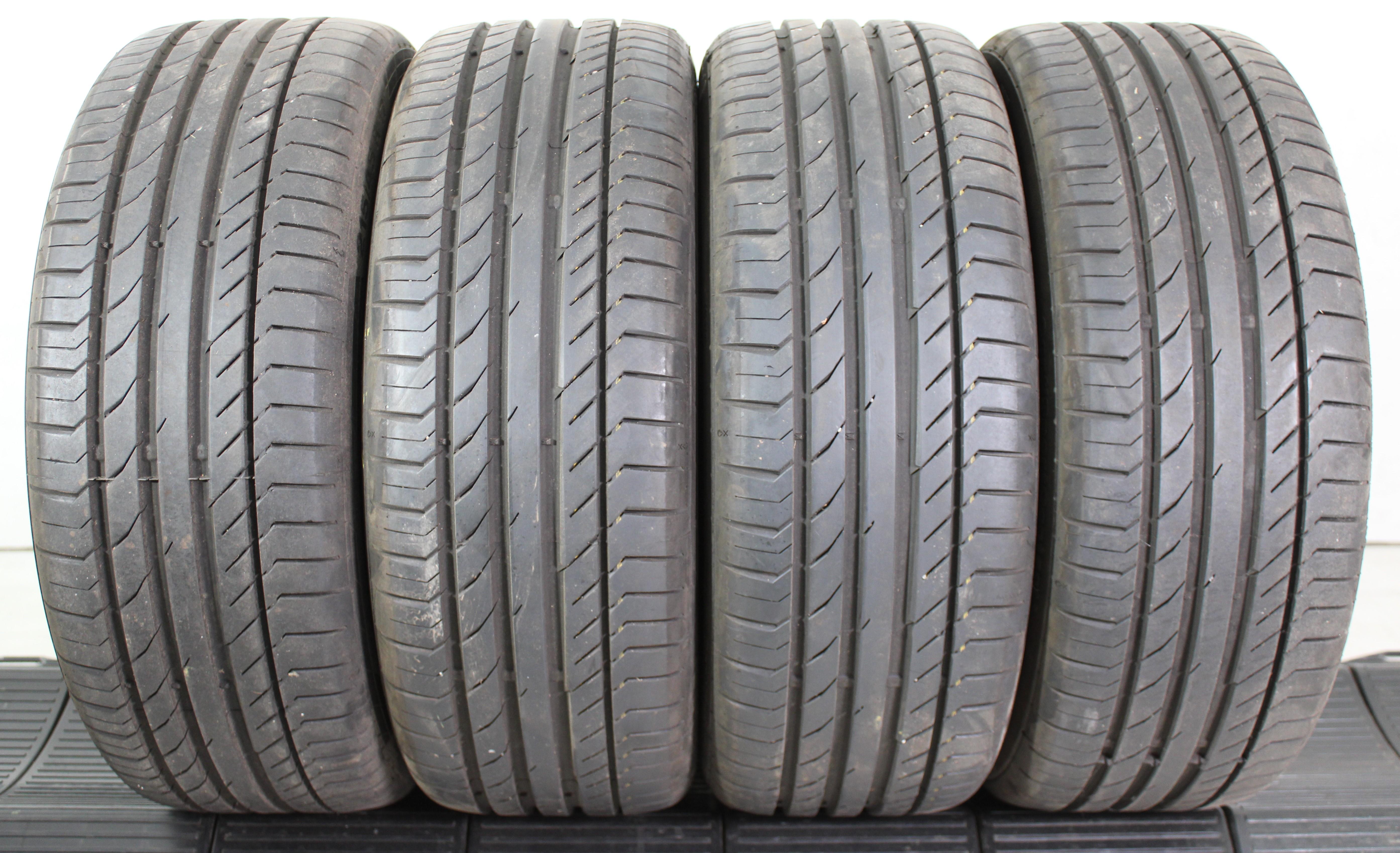 4 x 215/45R17 91W neumáticos de verano Continental Sport Contact 5 6,5-7mm 2023 XL
