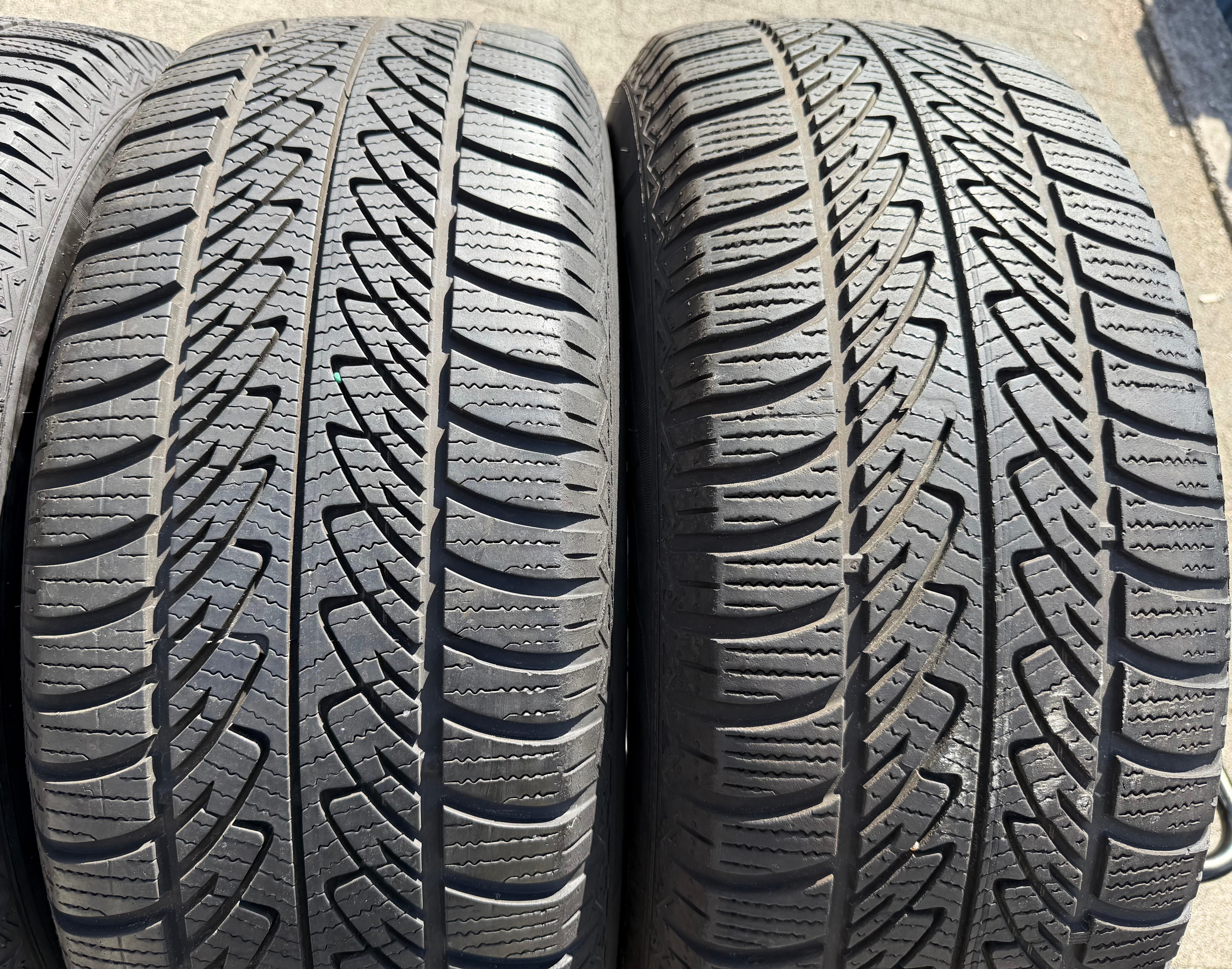 4 Original 18" Alu Winterräder Audi Q7 4M 255/60R18 108H 4M0601025A Goodyear