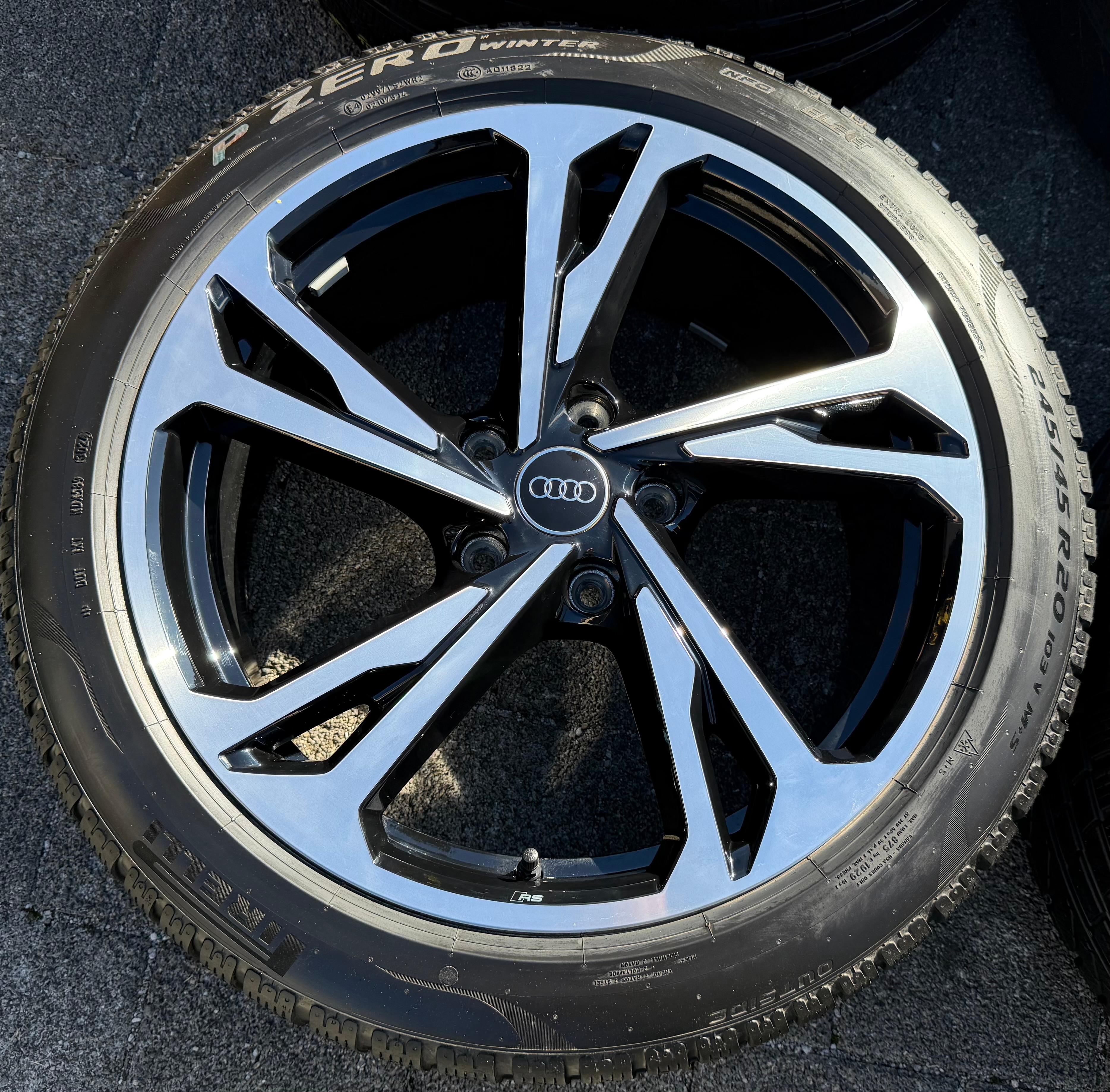 4 ORIGINAL 20" ALU WINTERRÄDER AUDI ETRON E-TRON GT 4J3601025AM 4J3601025AL 2024