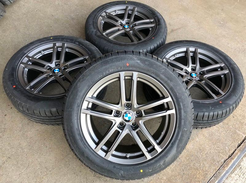 4 ROUES D'HIVER ALU BMW SÉRIE 5 G5L G30 G31 X2 FX2 F39 225/55R17 101V RDKS ★ NEUF