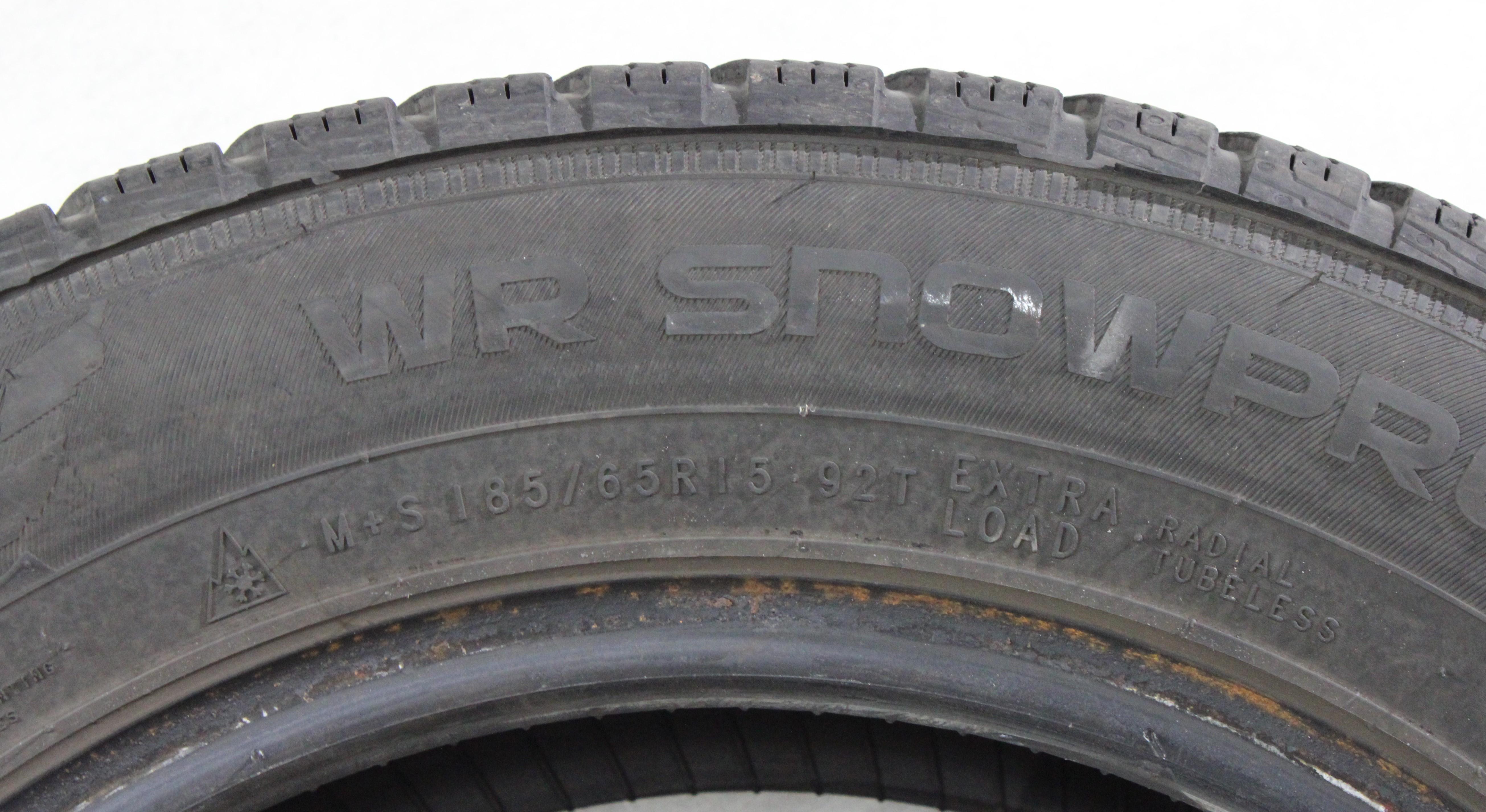 4 x 185/65R15 92T Winterreifen Nokian WR Snowproof 5,5mm 2020 XL