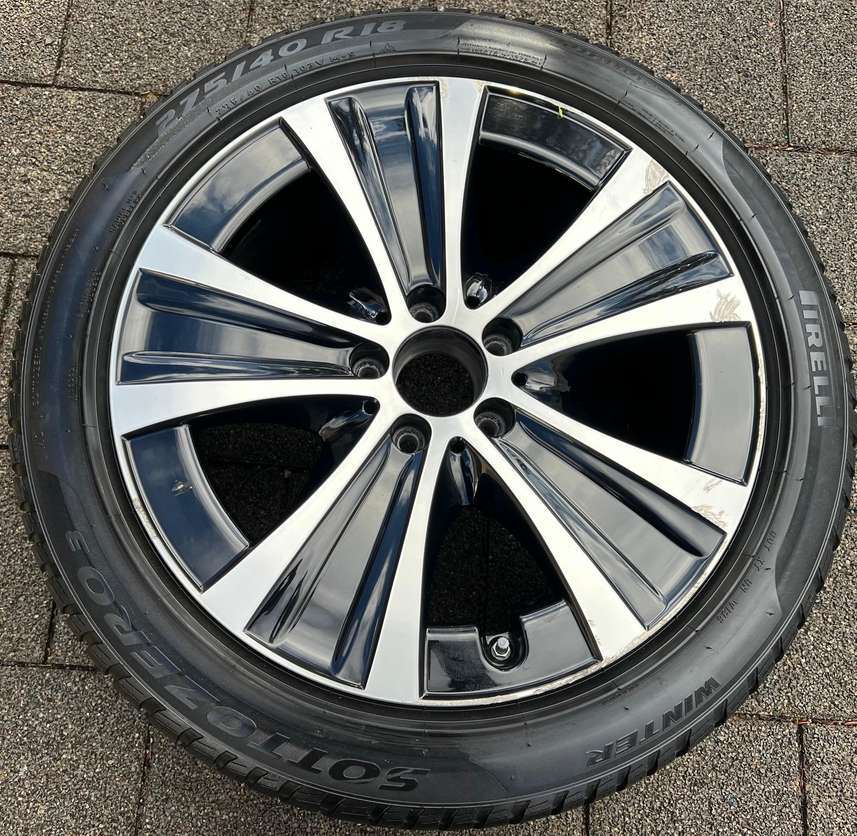 1 X LLANTAS ORIGINALES 18" ALUMINIO MERCEDES E-CLASS W213 213 9x18 ET52.5 A2134015300 TPMS