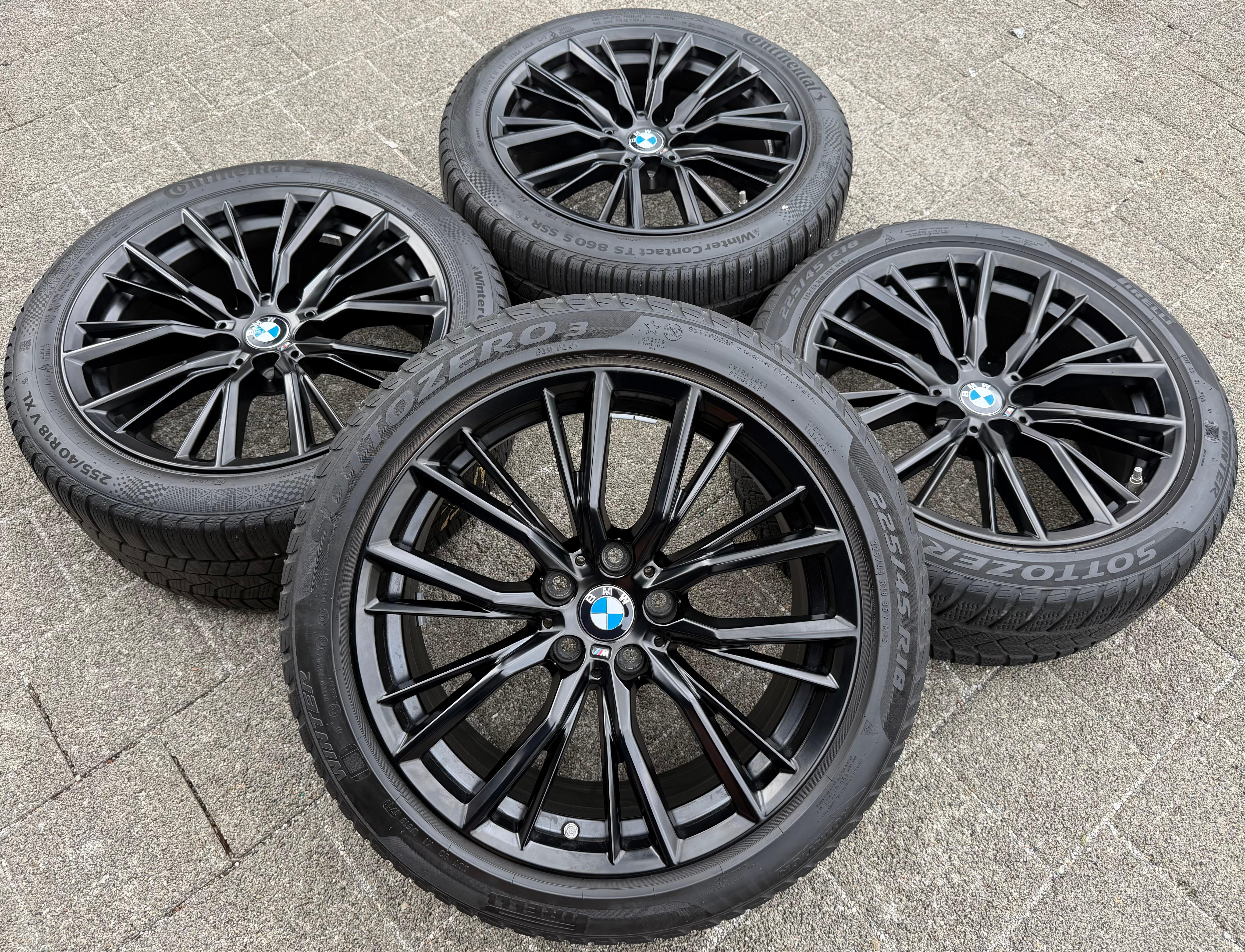 4 Original 18" Alu Winterräder BMW 3ER Reihe G20 G21 4ER G22 G23 2ER G42 M796 RDKS