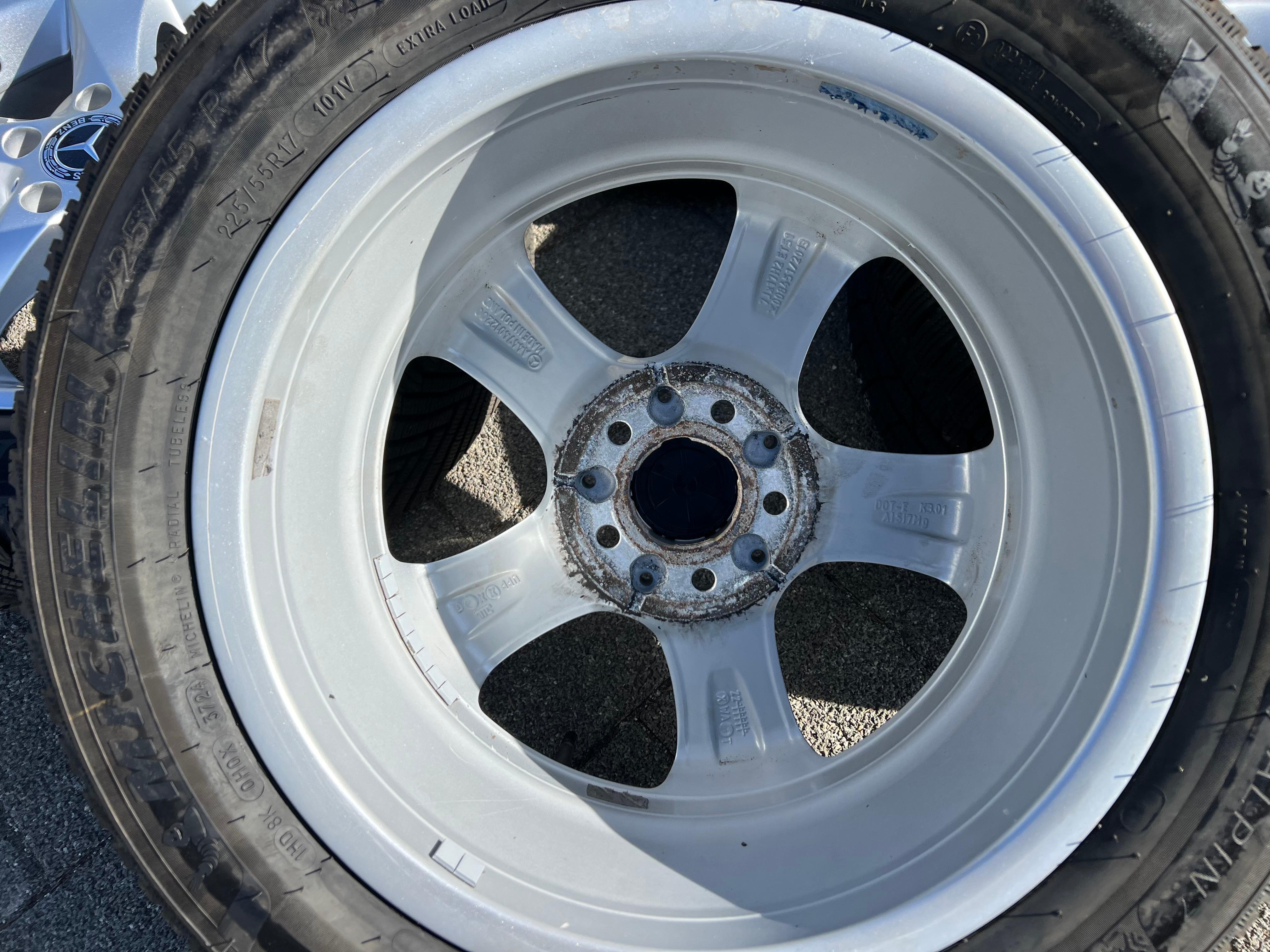 4 ORIGINAL 17" ALU WINTERRÄDER MERCEDES V-KLASSE VITO W447 A4474012200 225/55R17