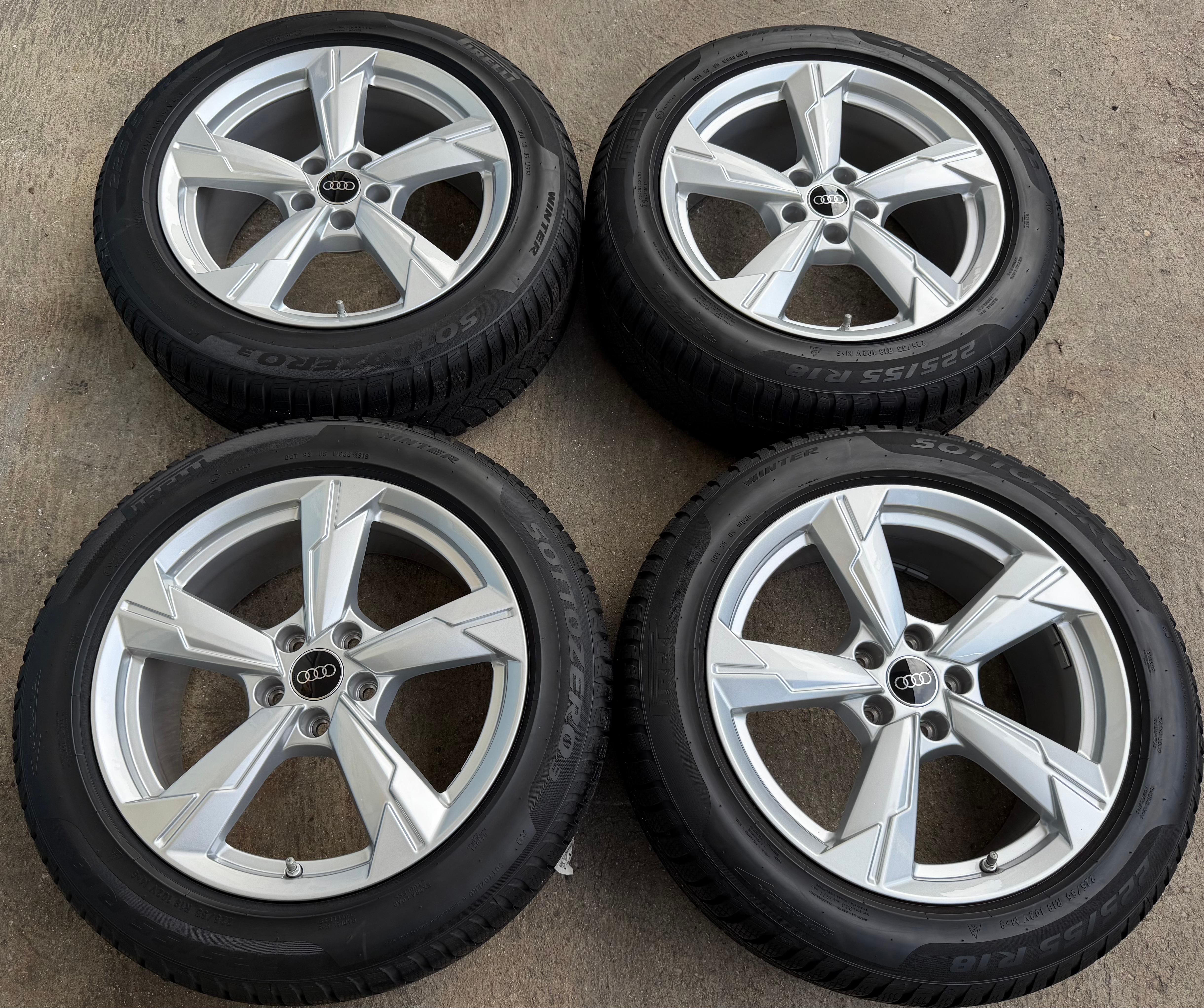 4 Original 18" Alu Winterräder Audi A6 4K F2 C8 4K0601025D 225/55R18 102V RDKS